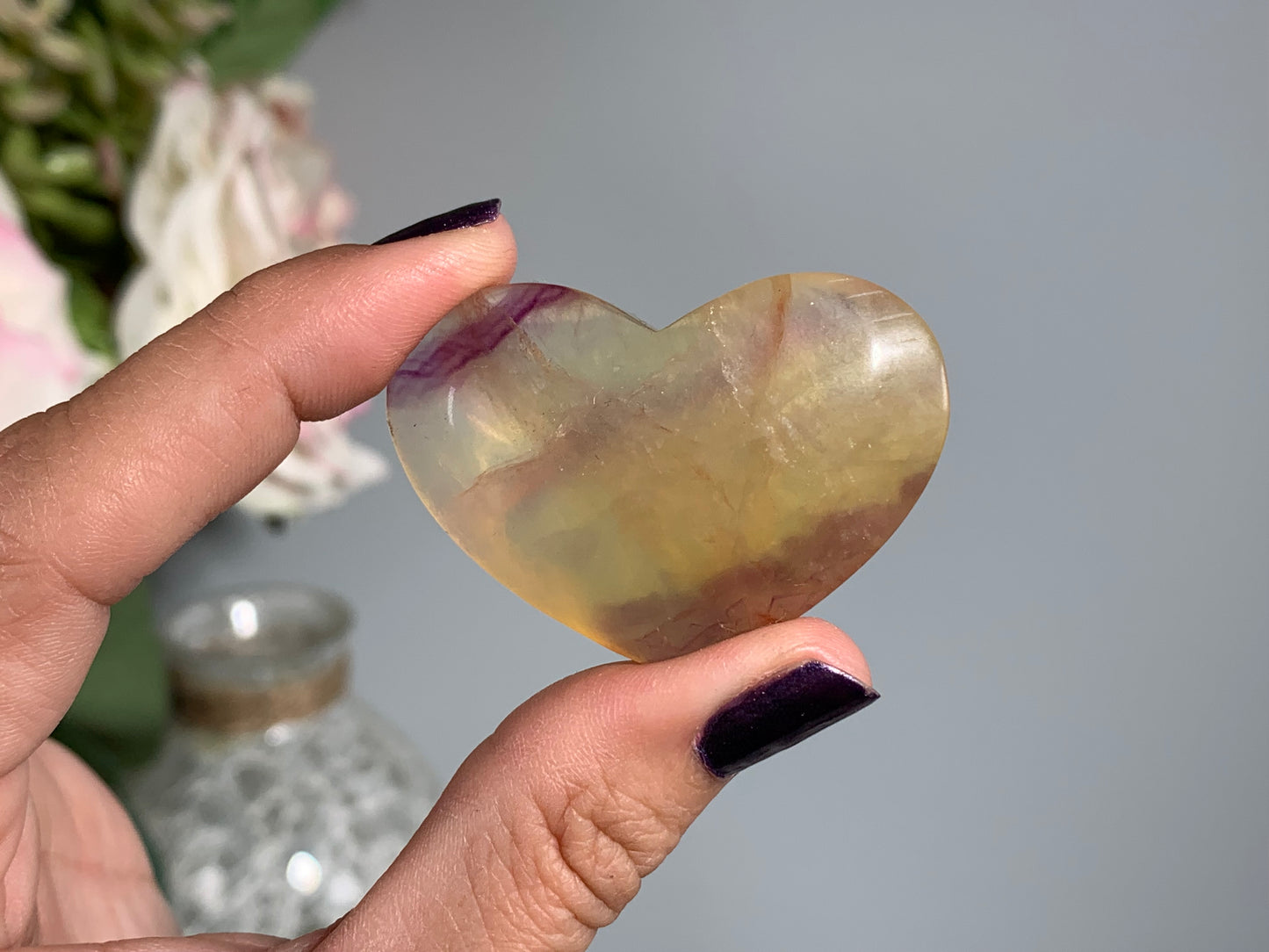 Small Fluorite Heart