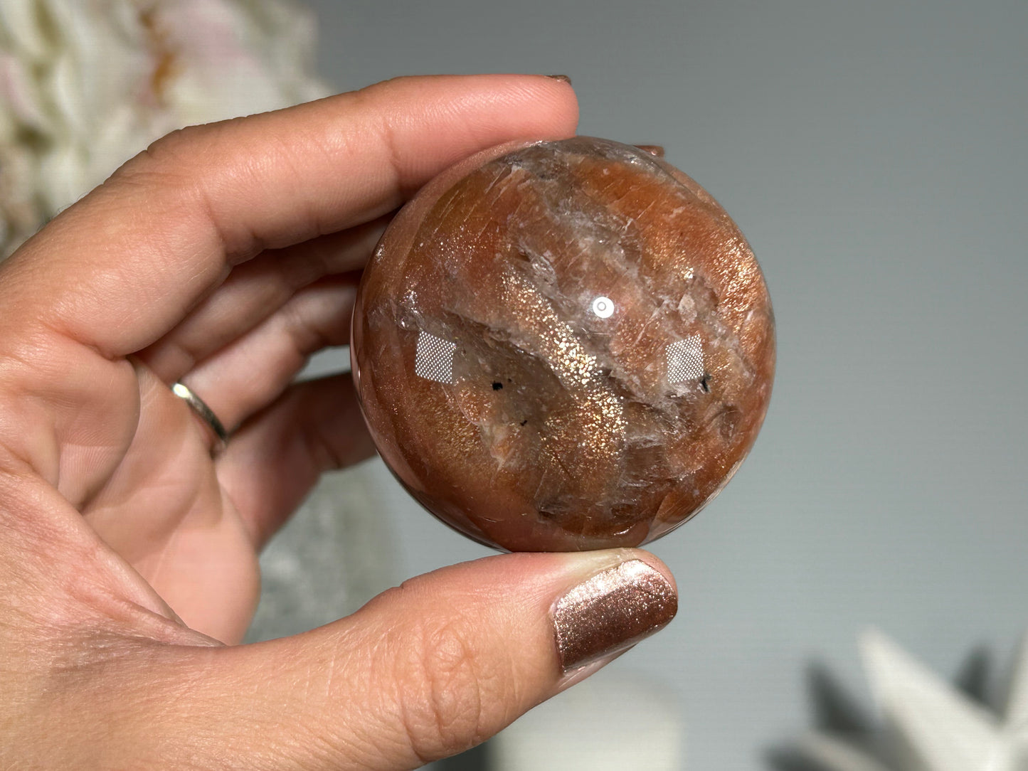 Confetti Sunstone Sphere (1.9", 48mm)