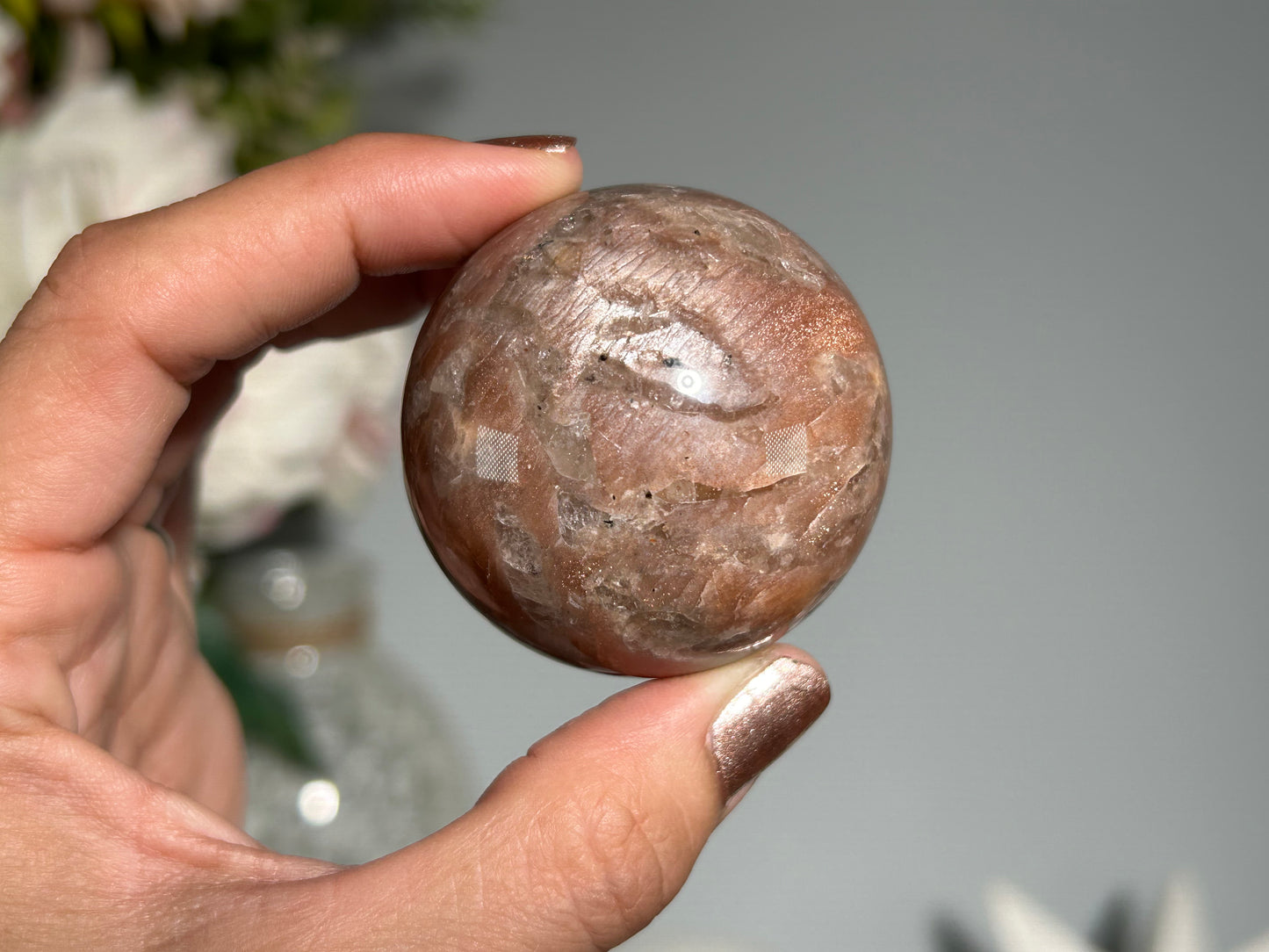 Confetti Sunstone Sphere (1.8", 47mm)