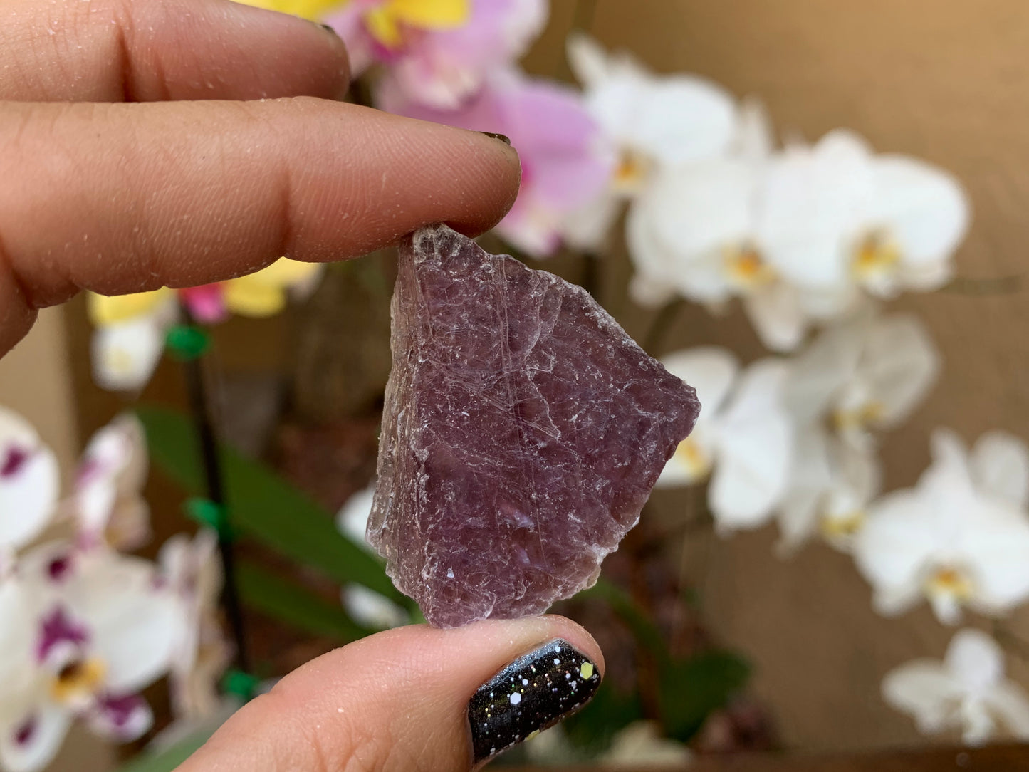 Lepidolite Slice