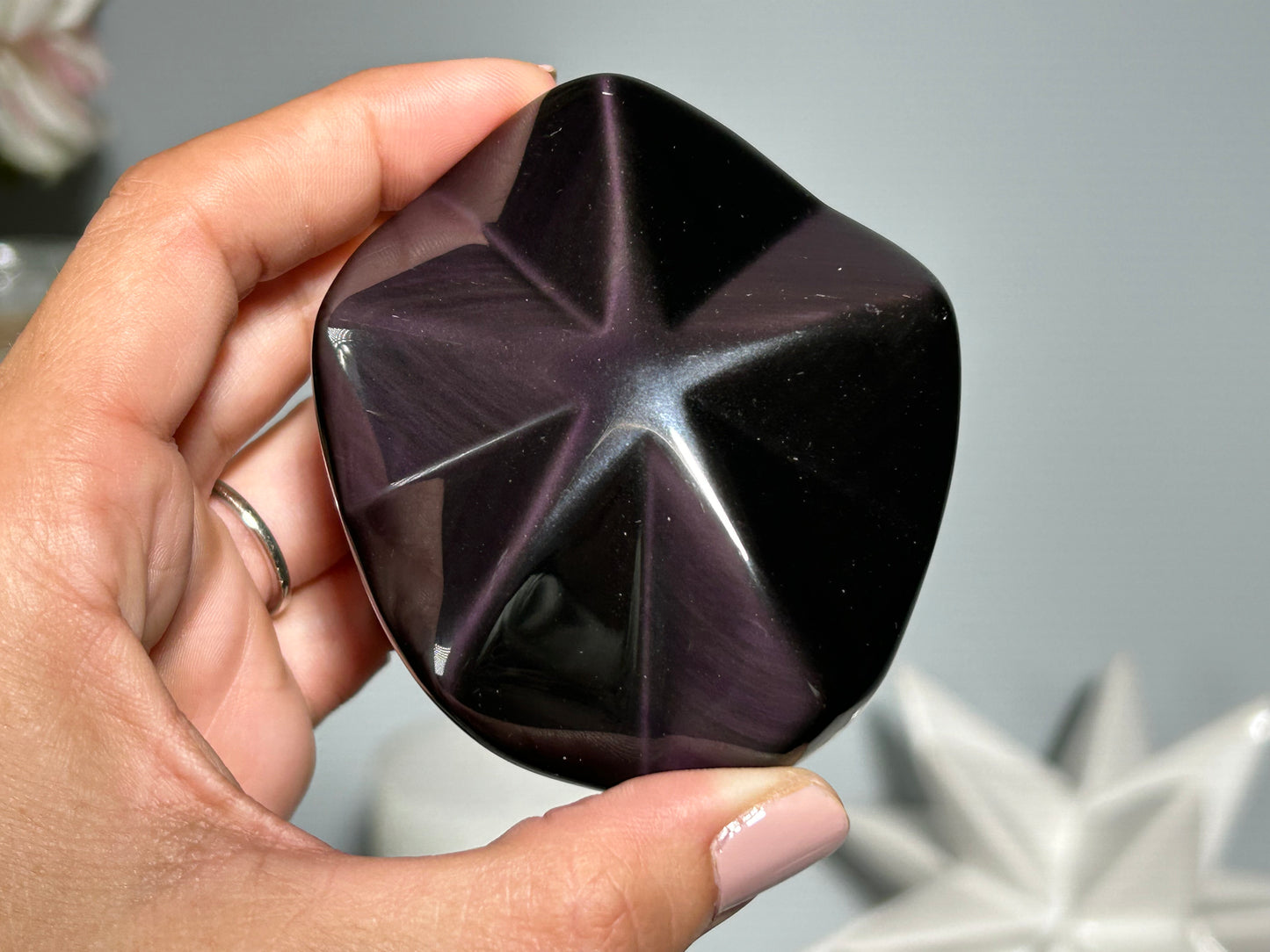 Rainbow Obsidian Star (3", 75mm)