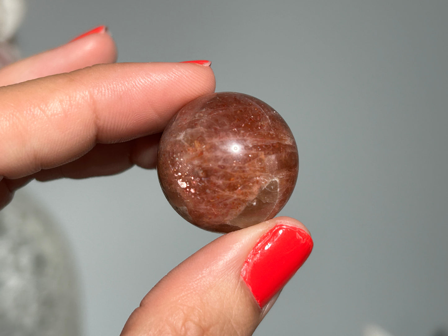 Confetti Sunstone Sphere (0.9", 24mm)