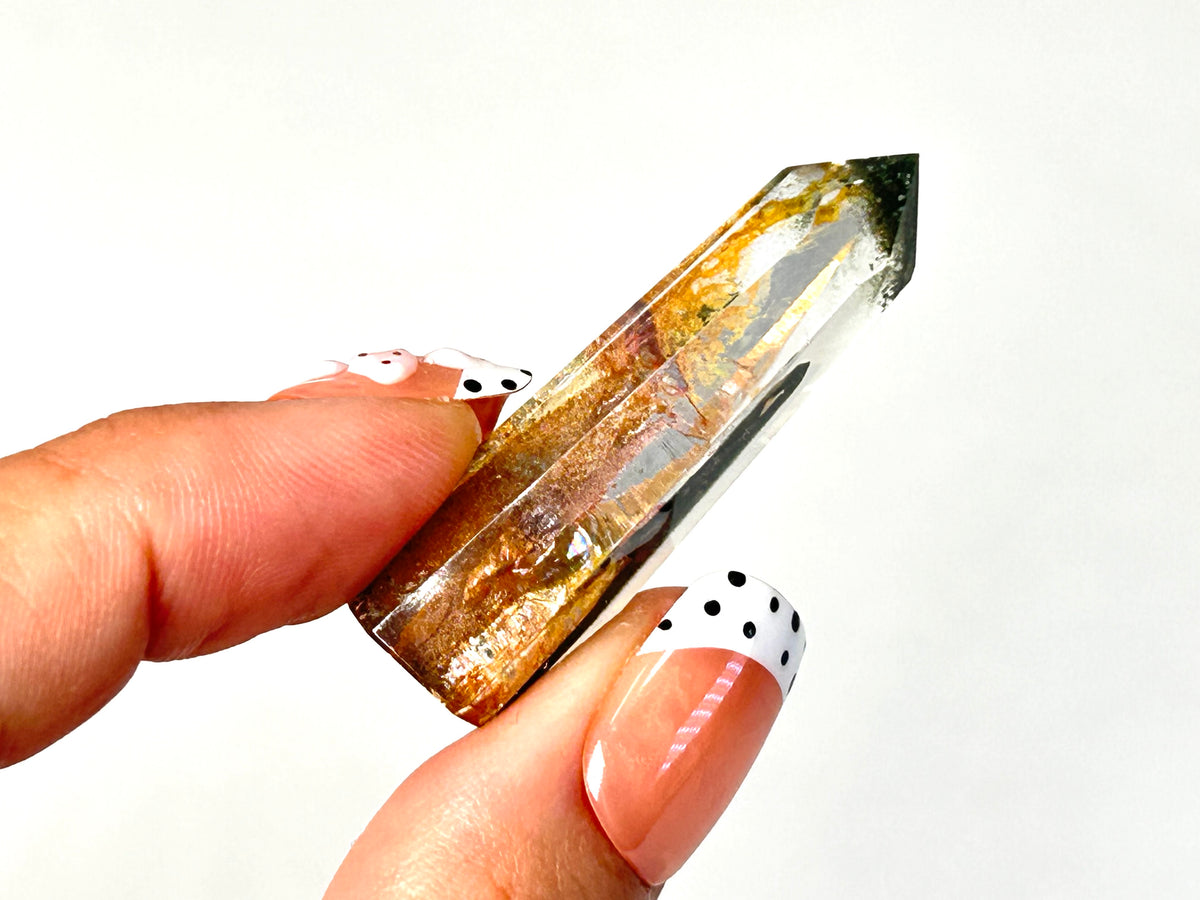 Golden Healer with Chlorite Tower
