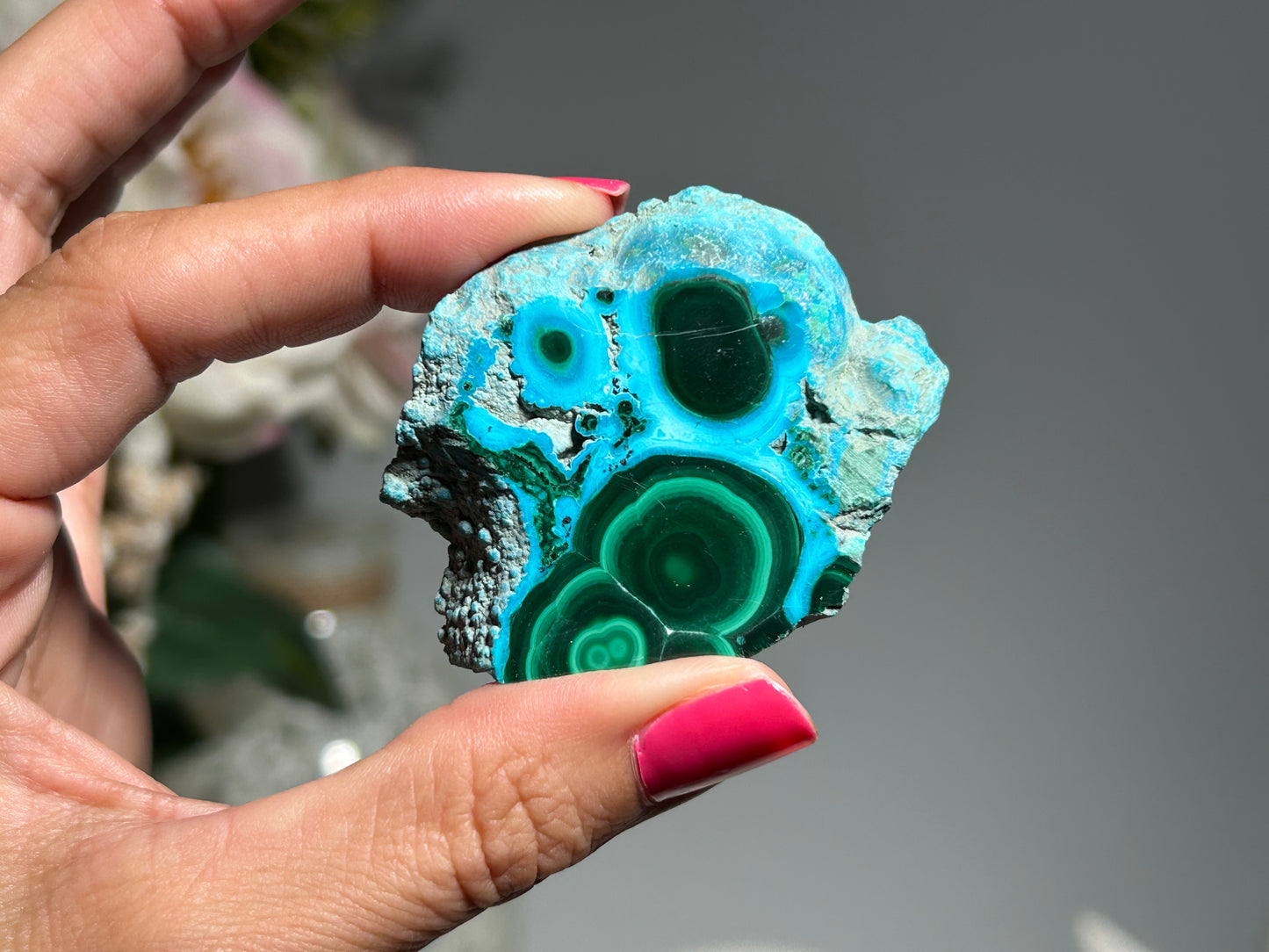 Malachite Chrysocolla Slab (2.1", 53mm)