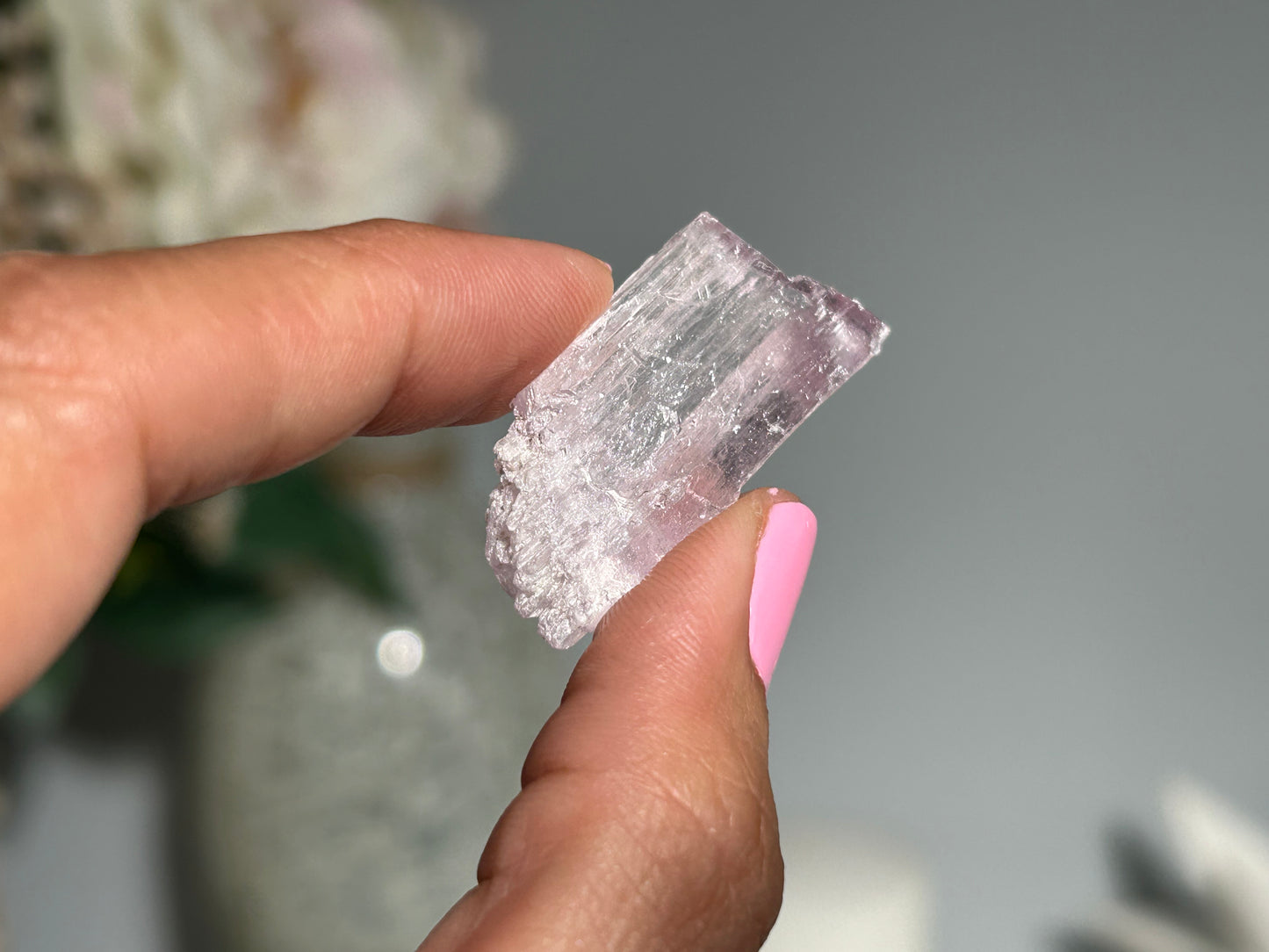 Natural Purple Kunzite Point (1.3", 34mm)