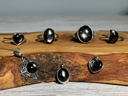 Hypersthene Sterling Silver Rings & Pendants