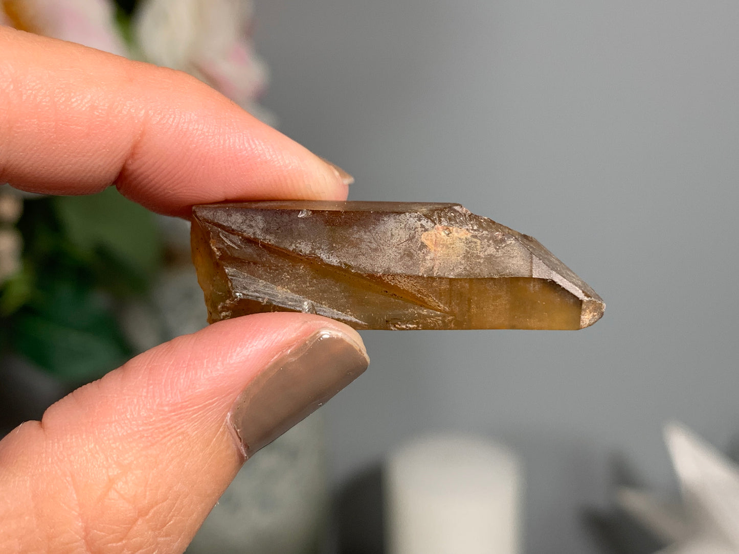 Congo Smoky Citrine Point (1.6", 40mm)