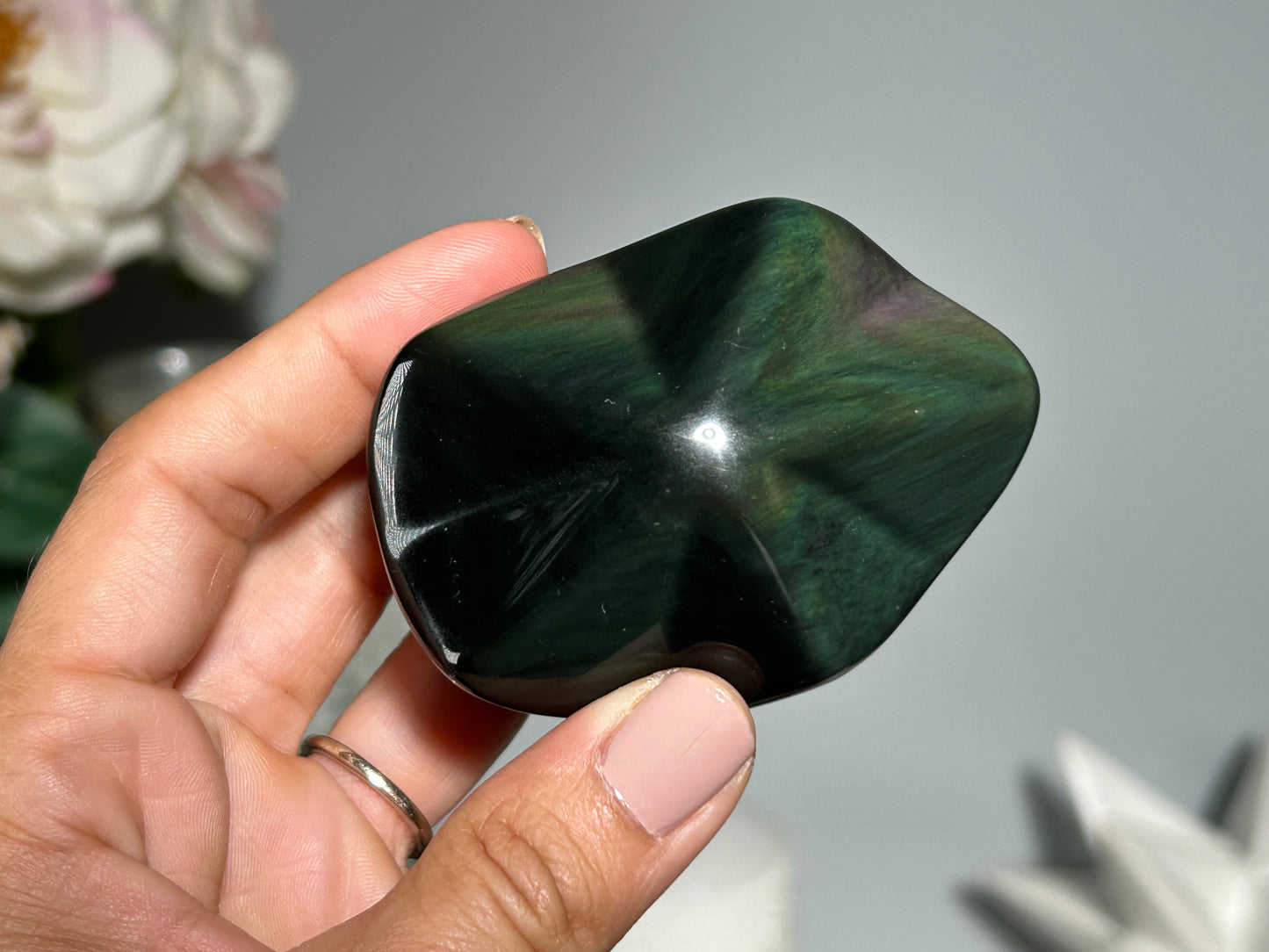 Rainbow Obsidian Star (2.7", 68mm)