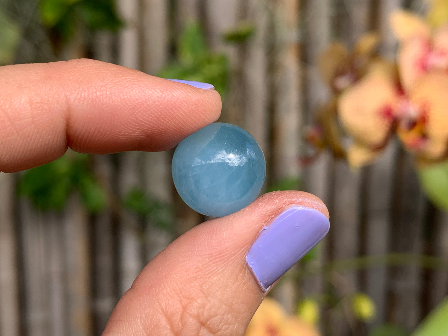 Mini Aquamarine Sphere