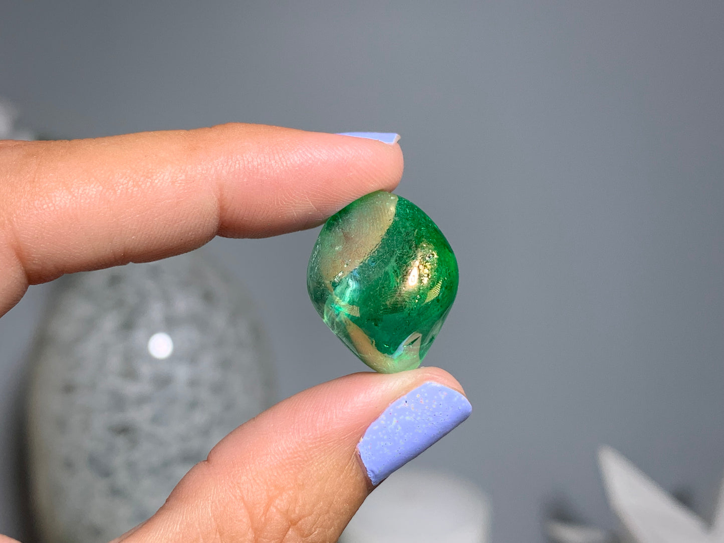 Tumbled Green Aura Quartz