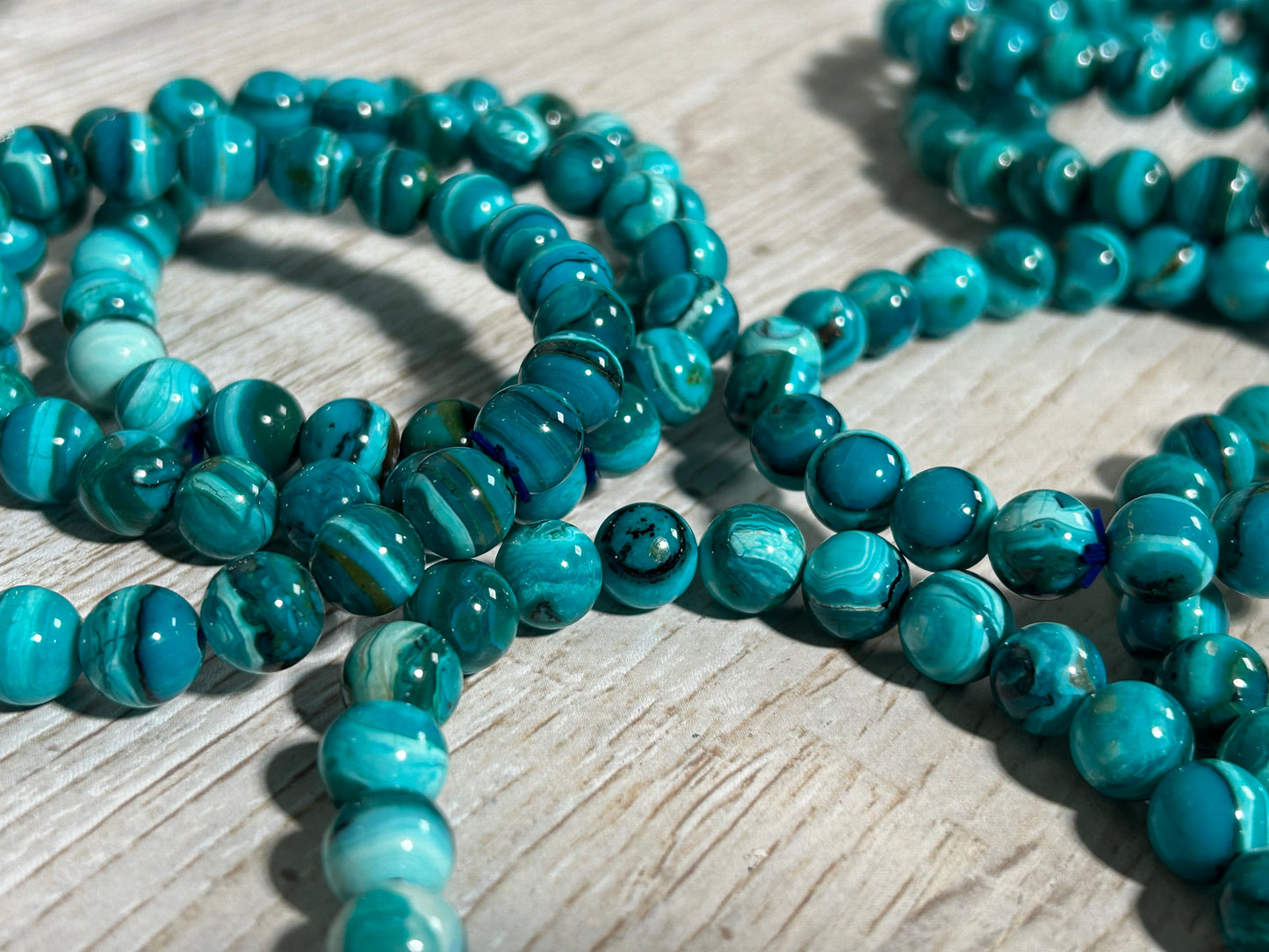 8mm Chrysocolla Bracelet