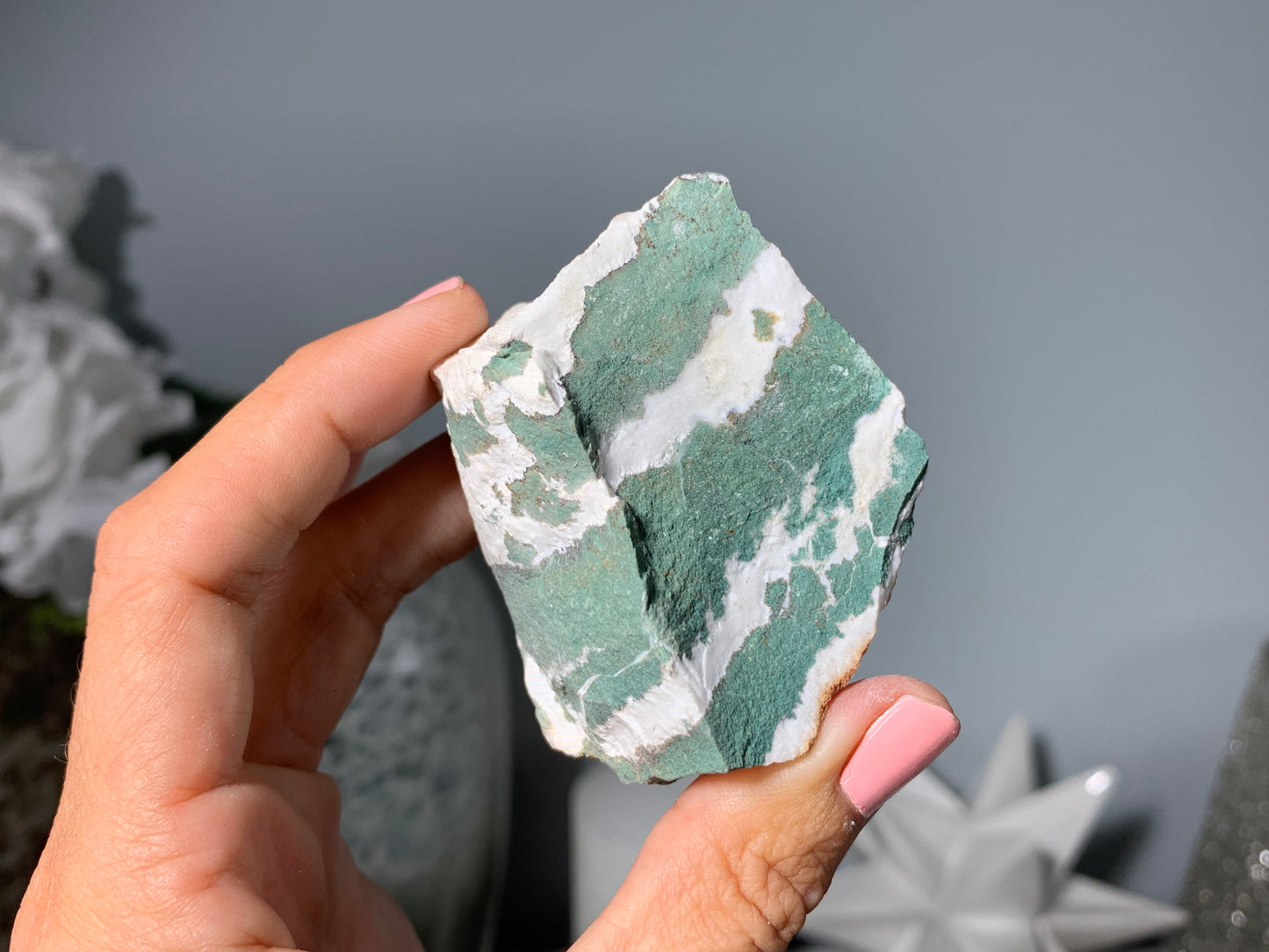 Natural Green Zebra Jasper Jumbo