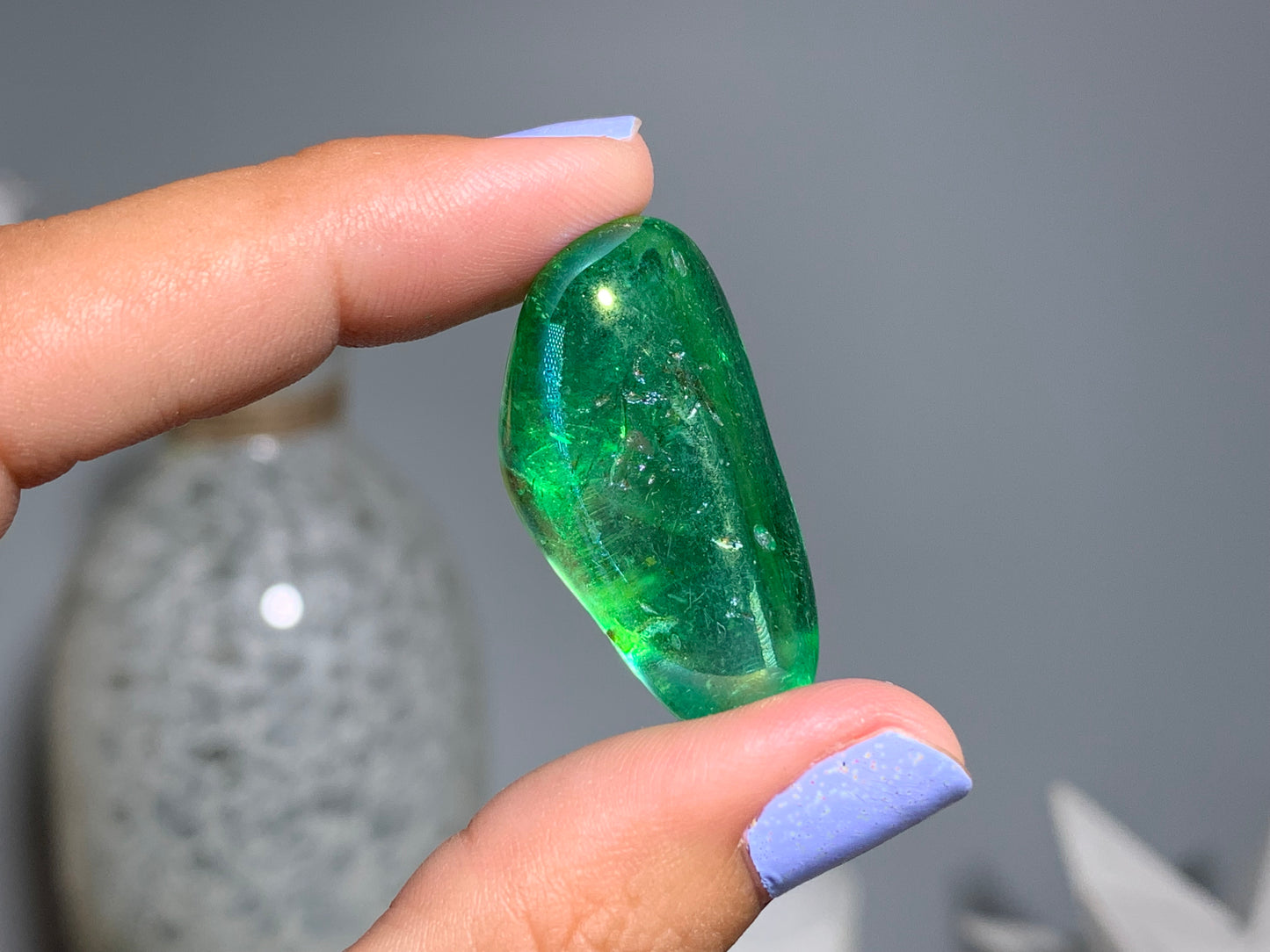 Tumbled Green Aura Quartz