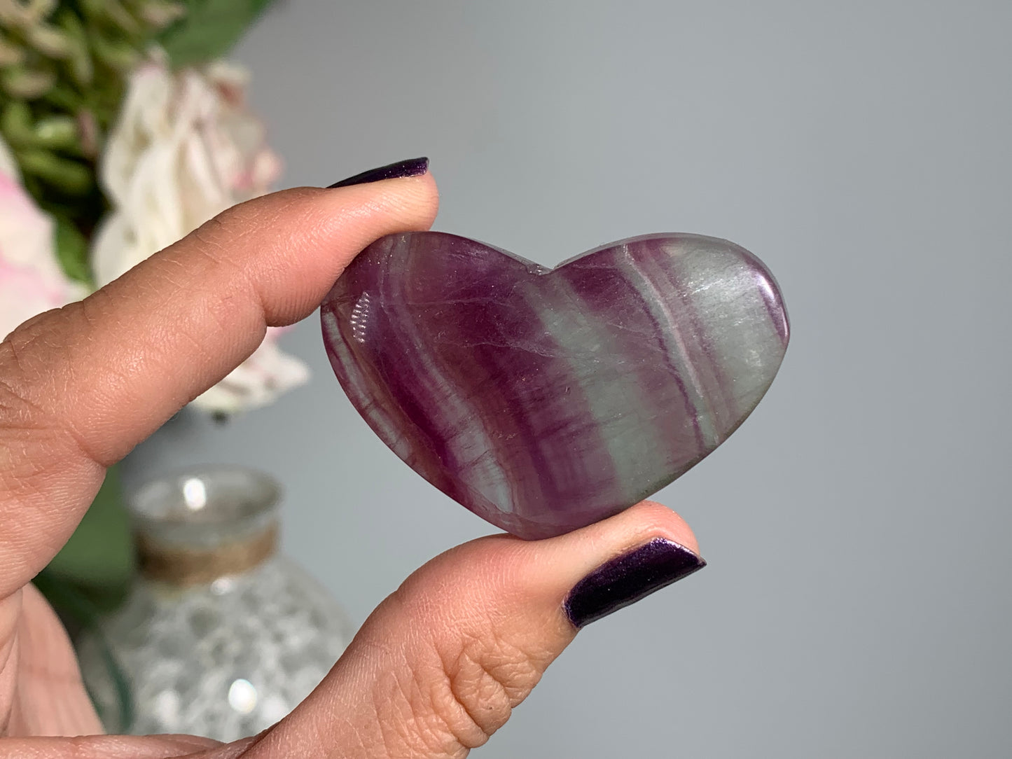 Small Fluorite Heart