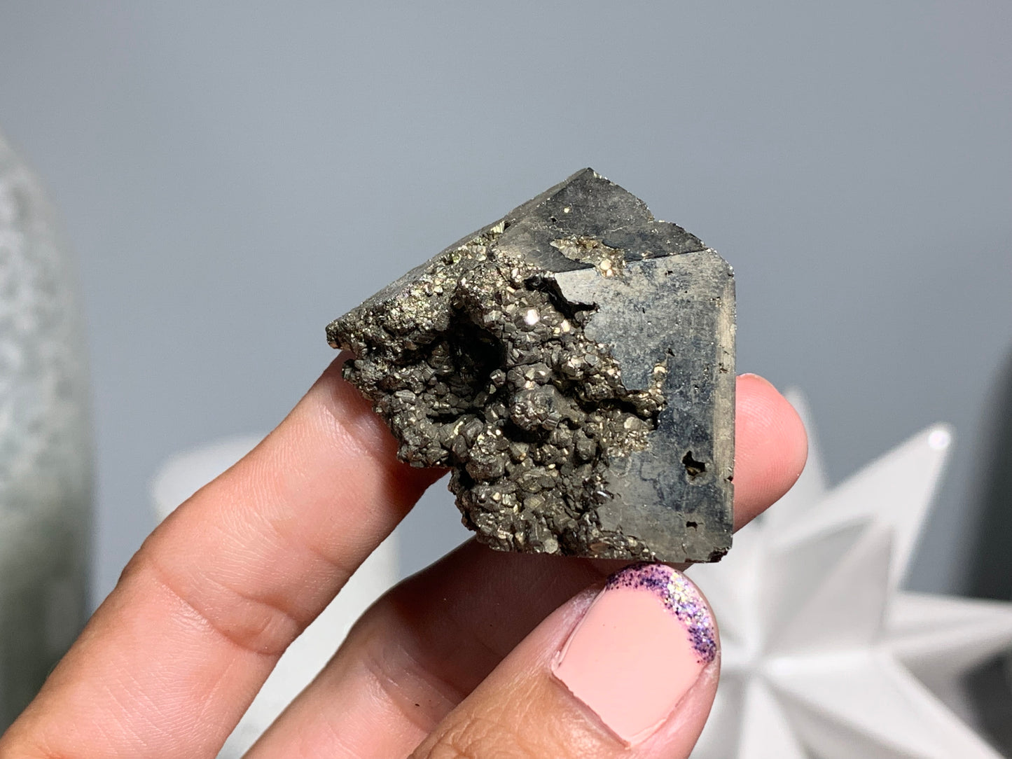 Pyrite Geode Obelisk Small