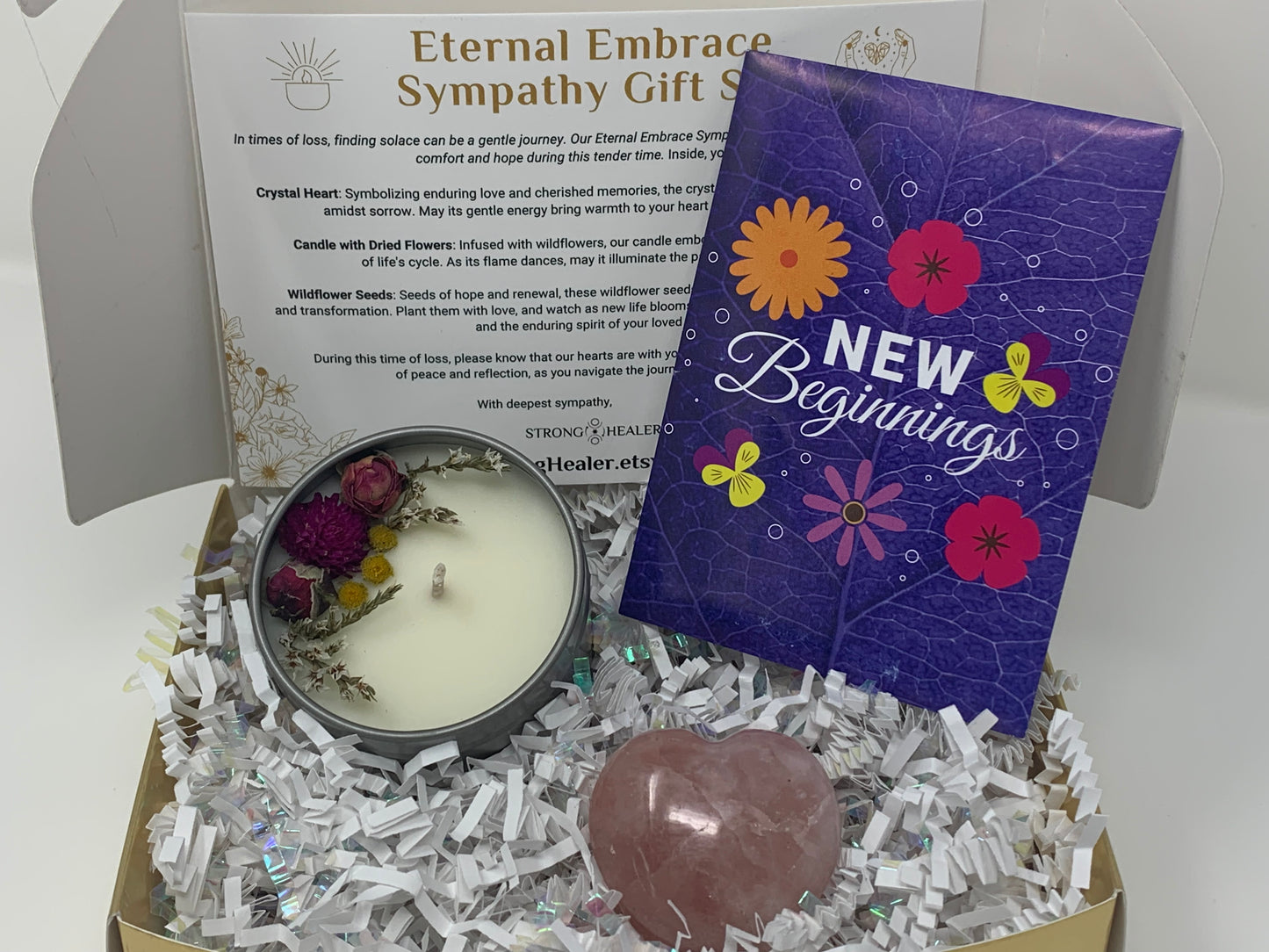 Eternal Embrace Sympathy Gift Set (2oz Candle)