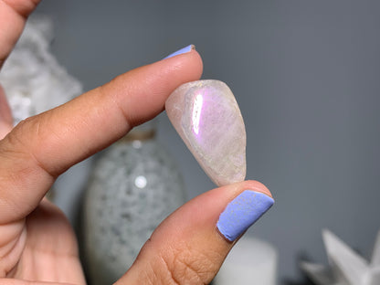 Tumbled Pink Aura Quartz
