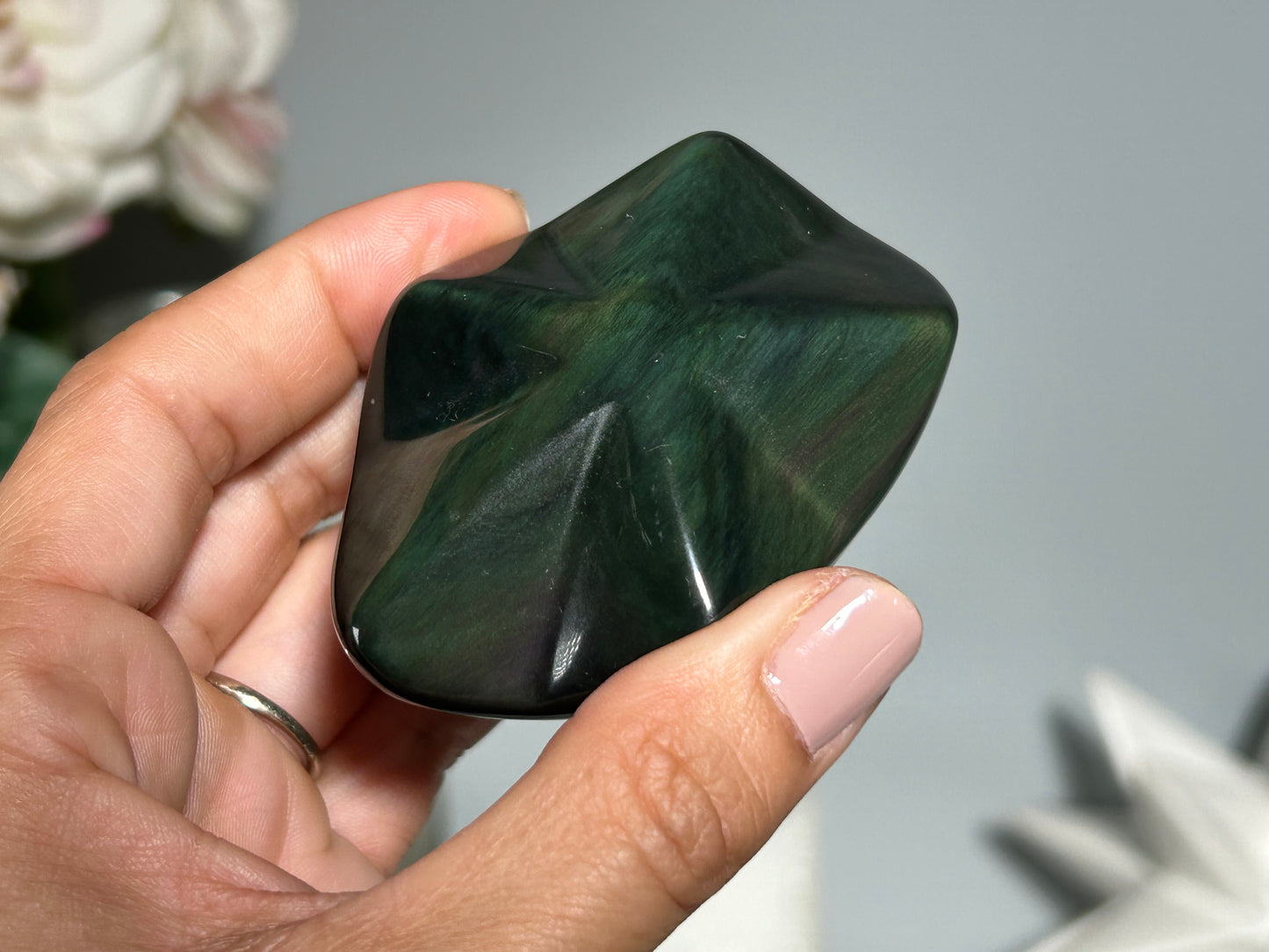 Rainbow Obsidian Star (2.7", 68mm)