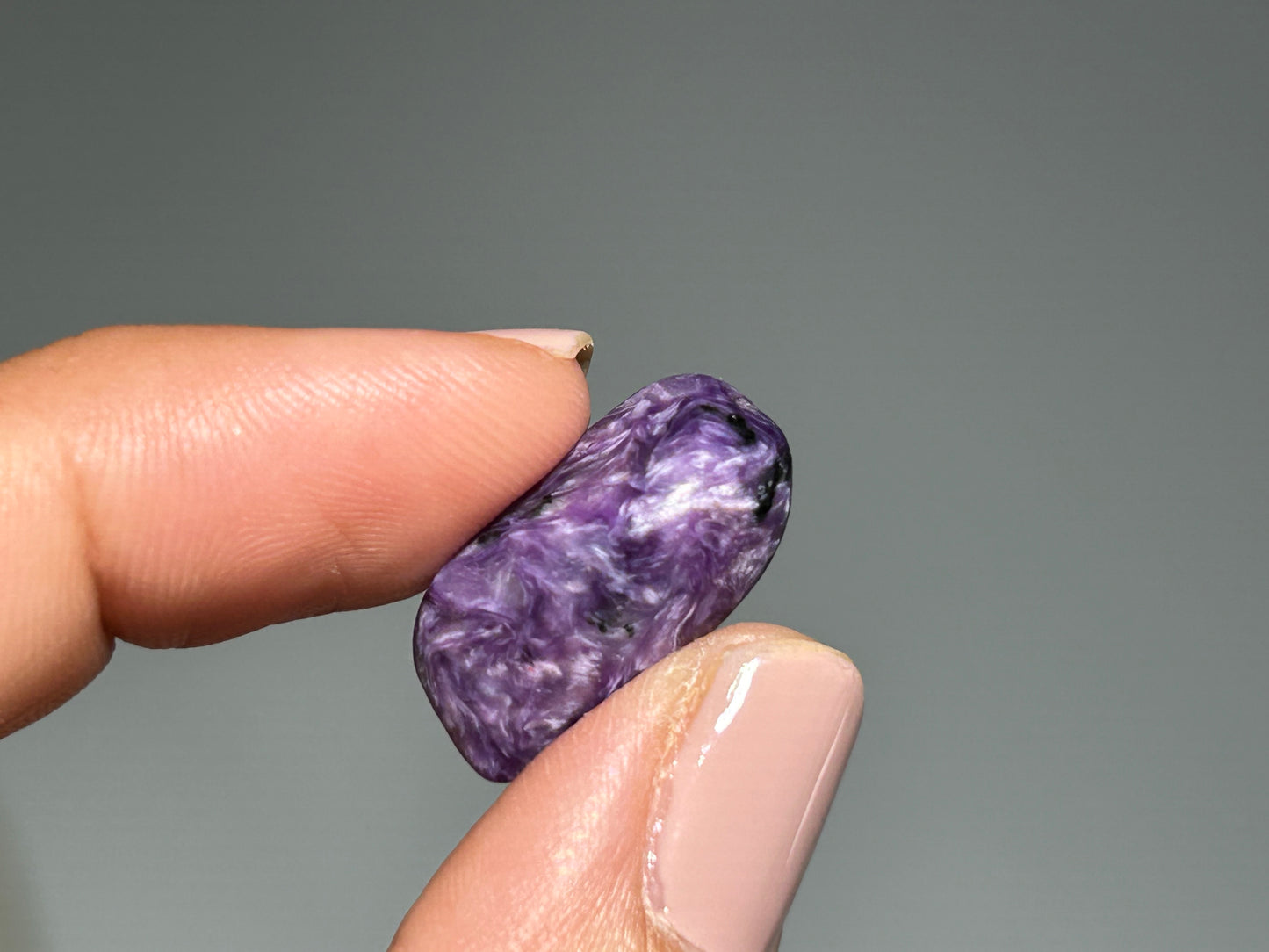 2pc Charoite Chips