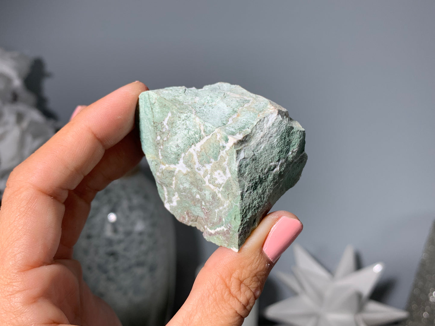 Natural Green Zebra Jasper Jumbo