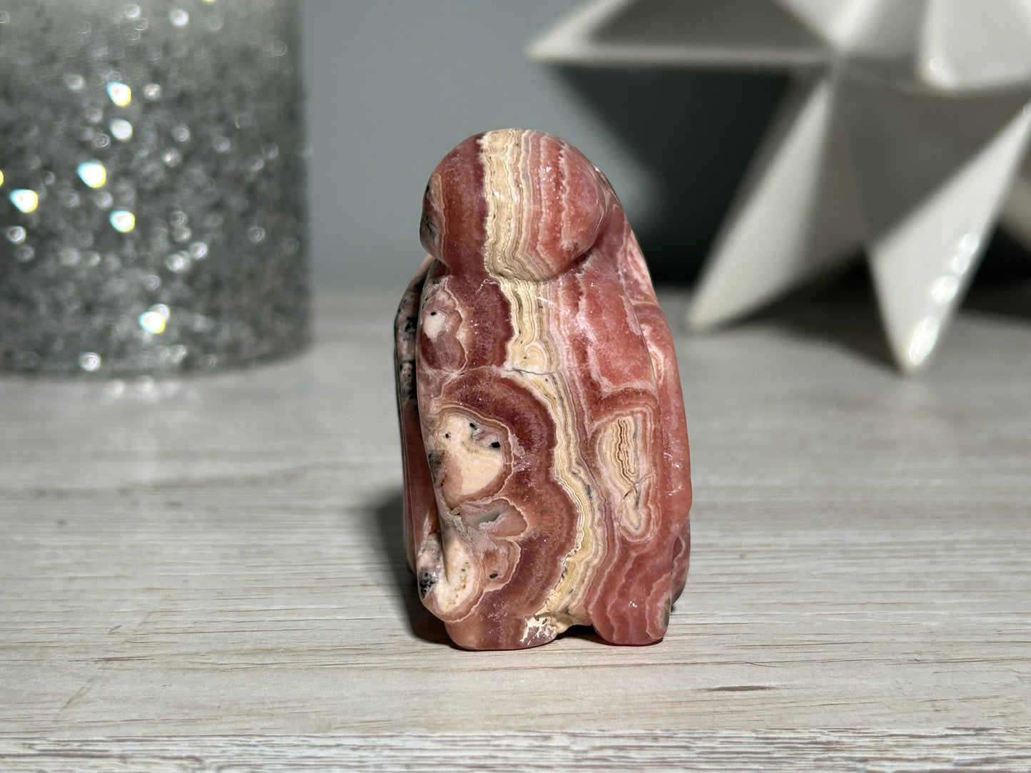 Rhodochrosite Octopus (2.2", 55mm)