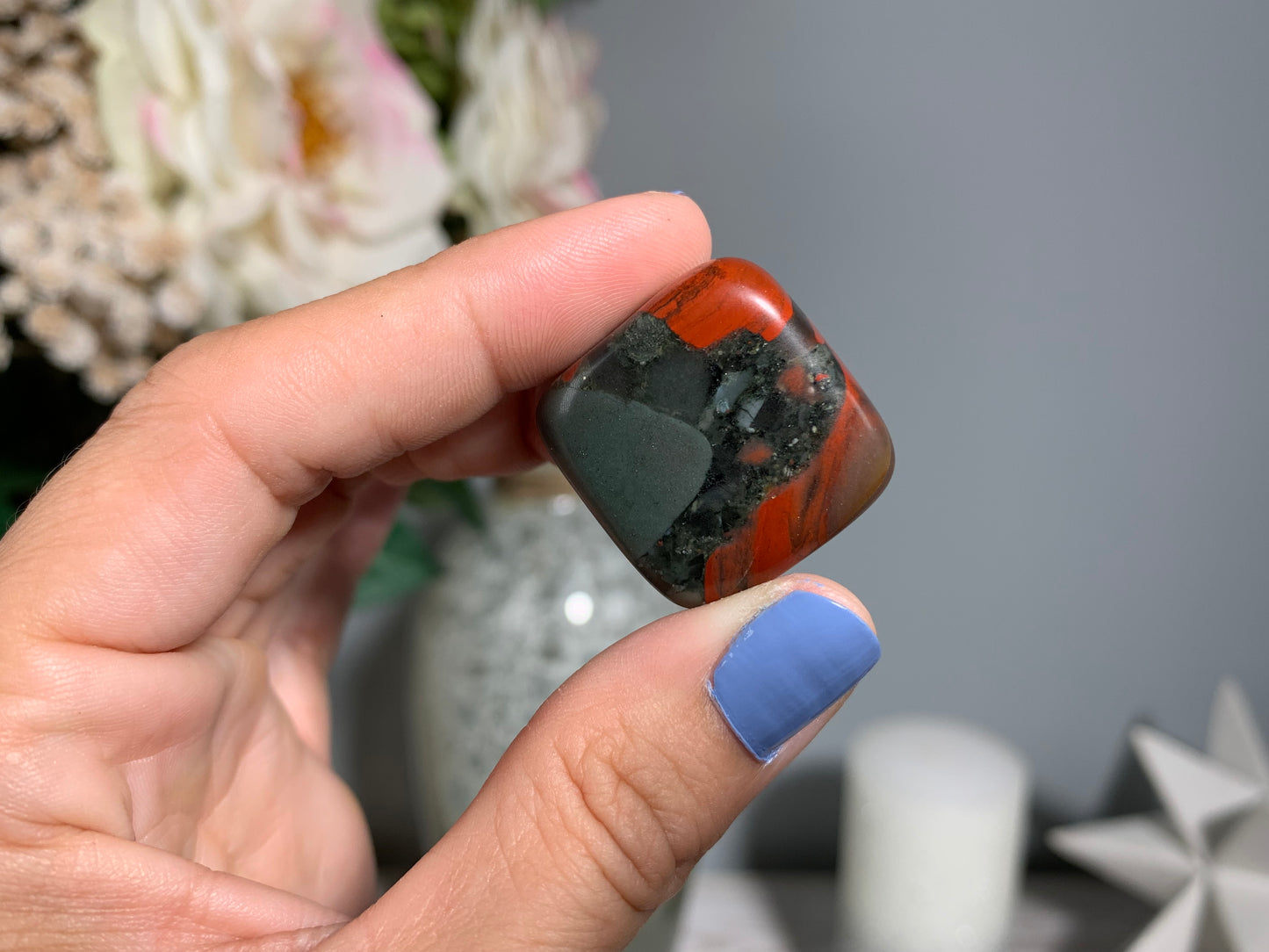 Tumbled African Bloodstone