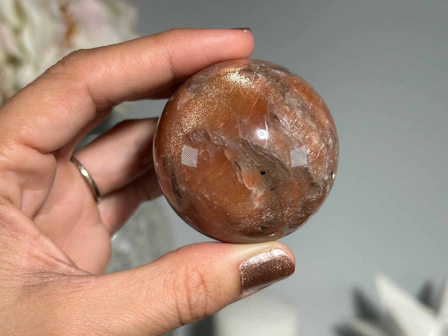 Confetti Sunstone Sphere (1.9", 48mm)