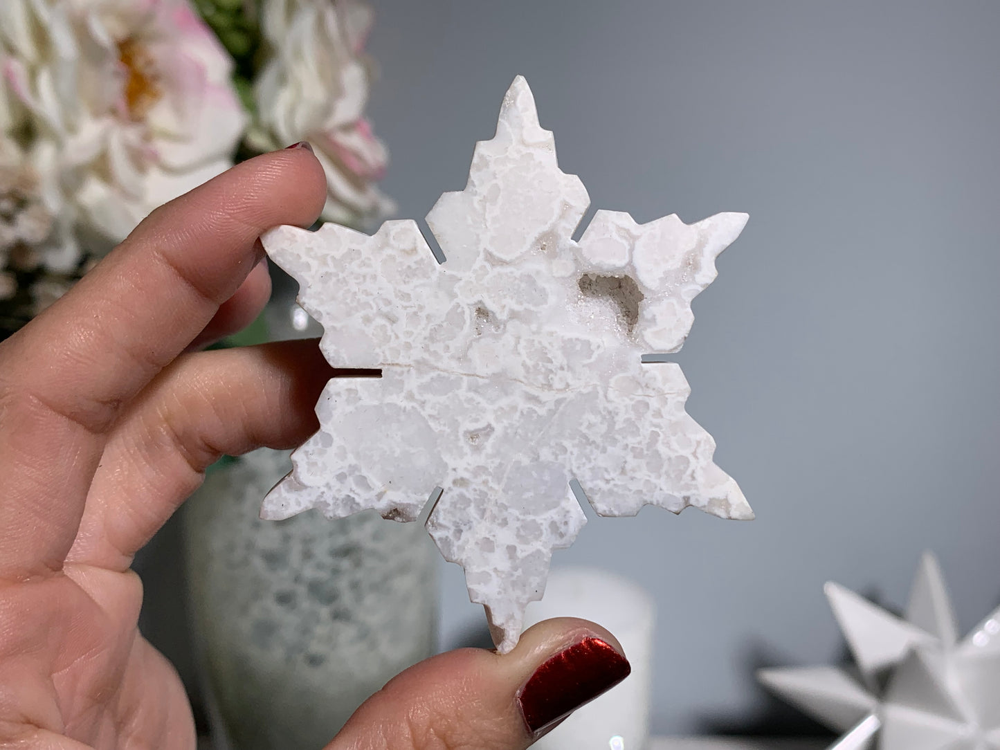 Snow Quartz Snowflake