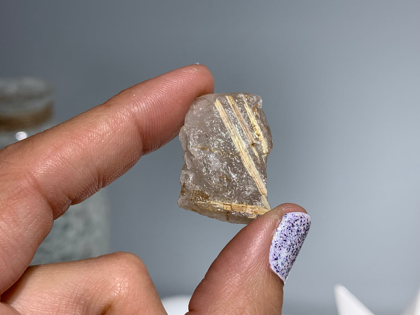 Gold Rutile in Quartz (5-8 grams)