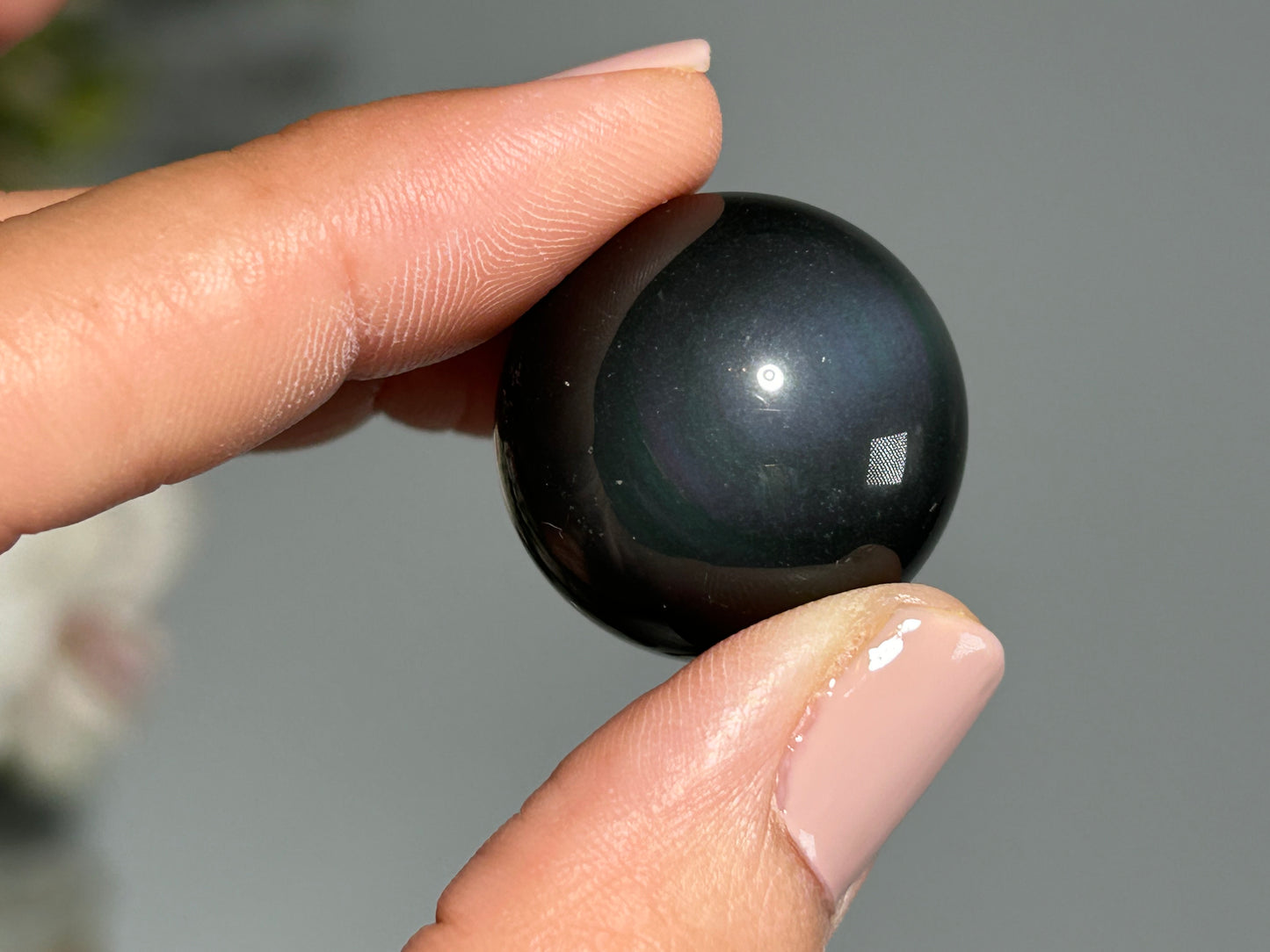 Small Rainbow Obsidian Sphere