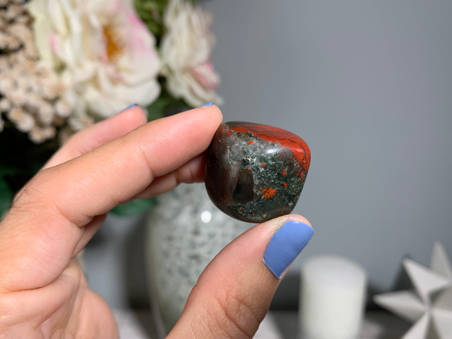 Tumbled African Bloodstone