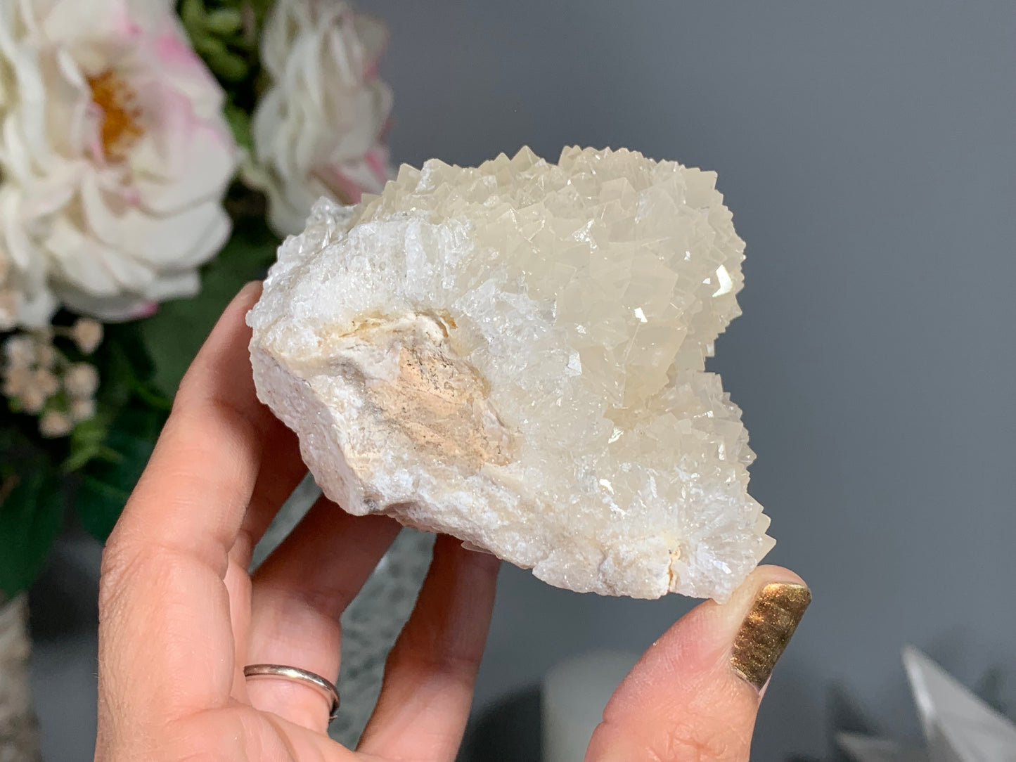 Natural Premium Calcite Flower (2.9", 74mm)