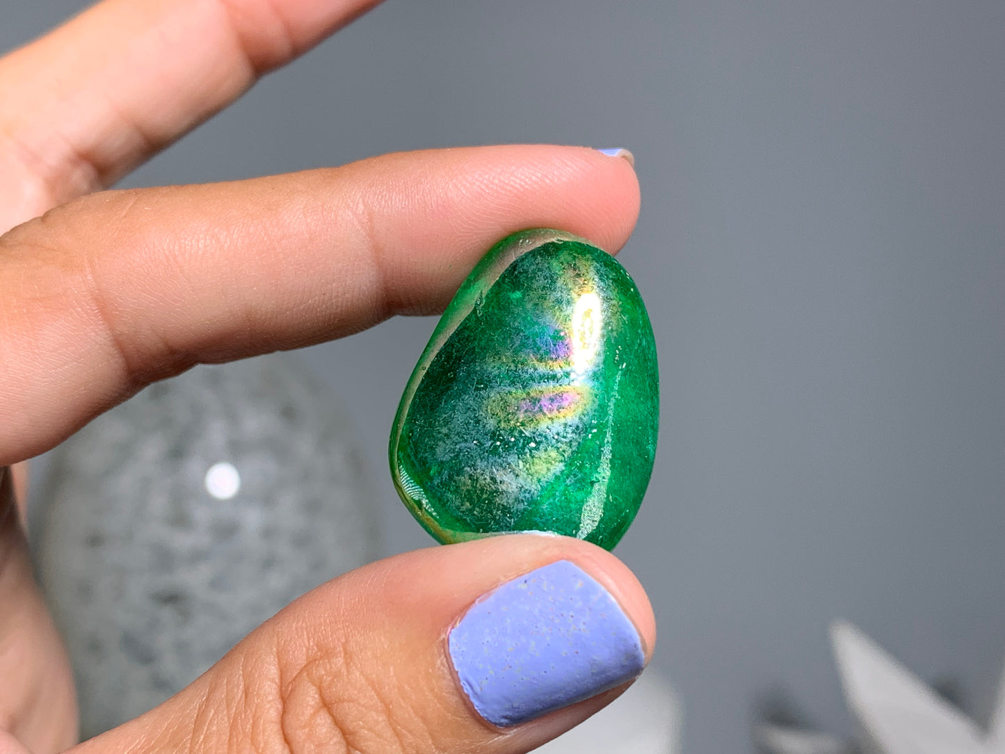 Tumbled Green Aura Quartz