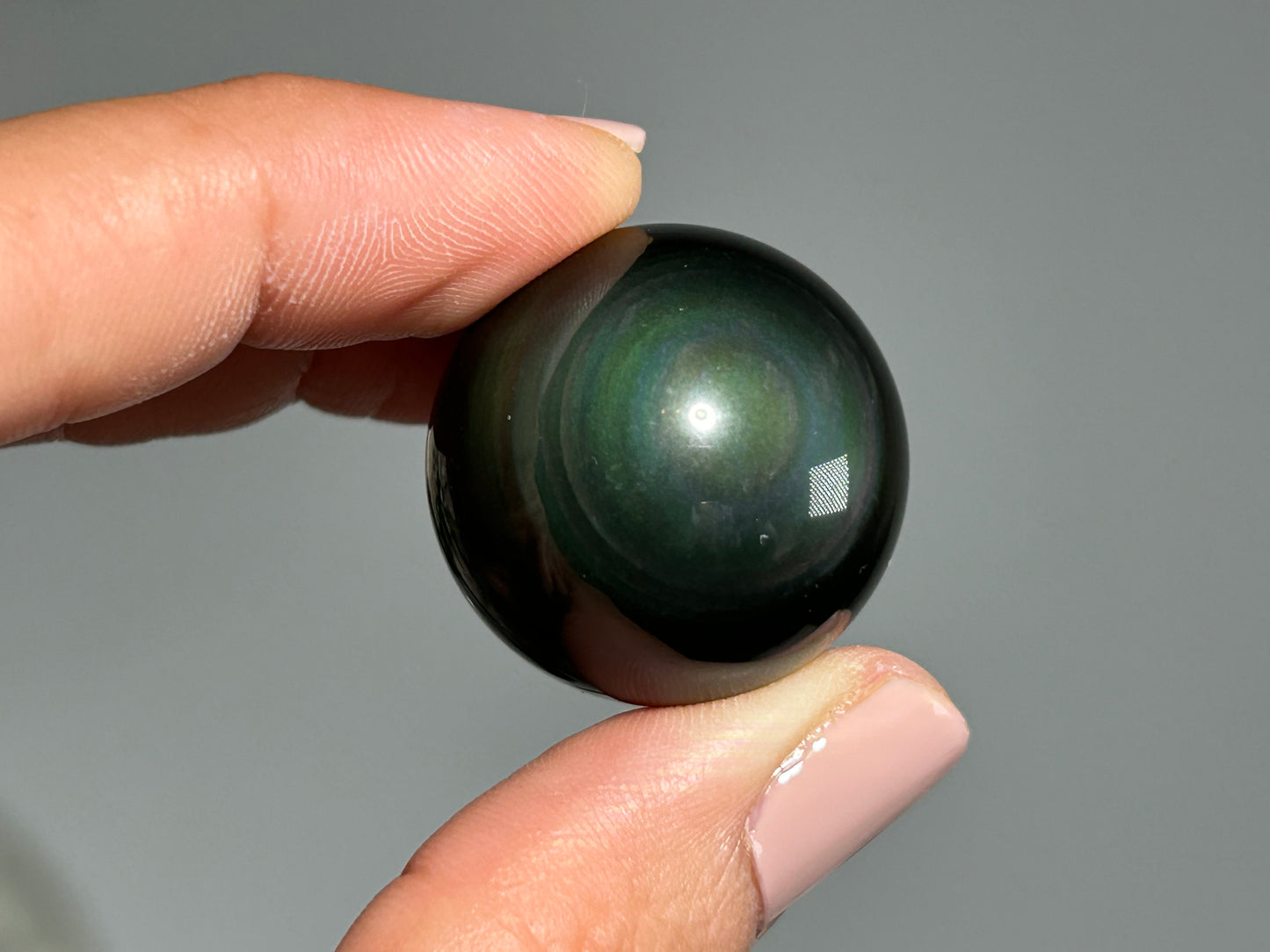 Small Rainbow Obsidian Sphere