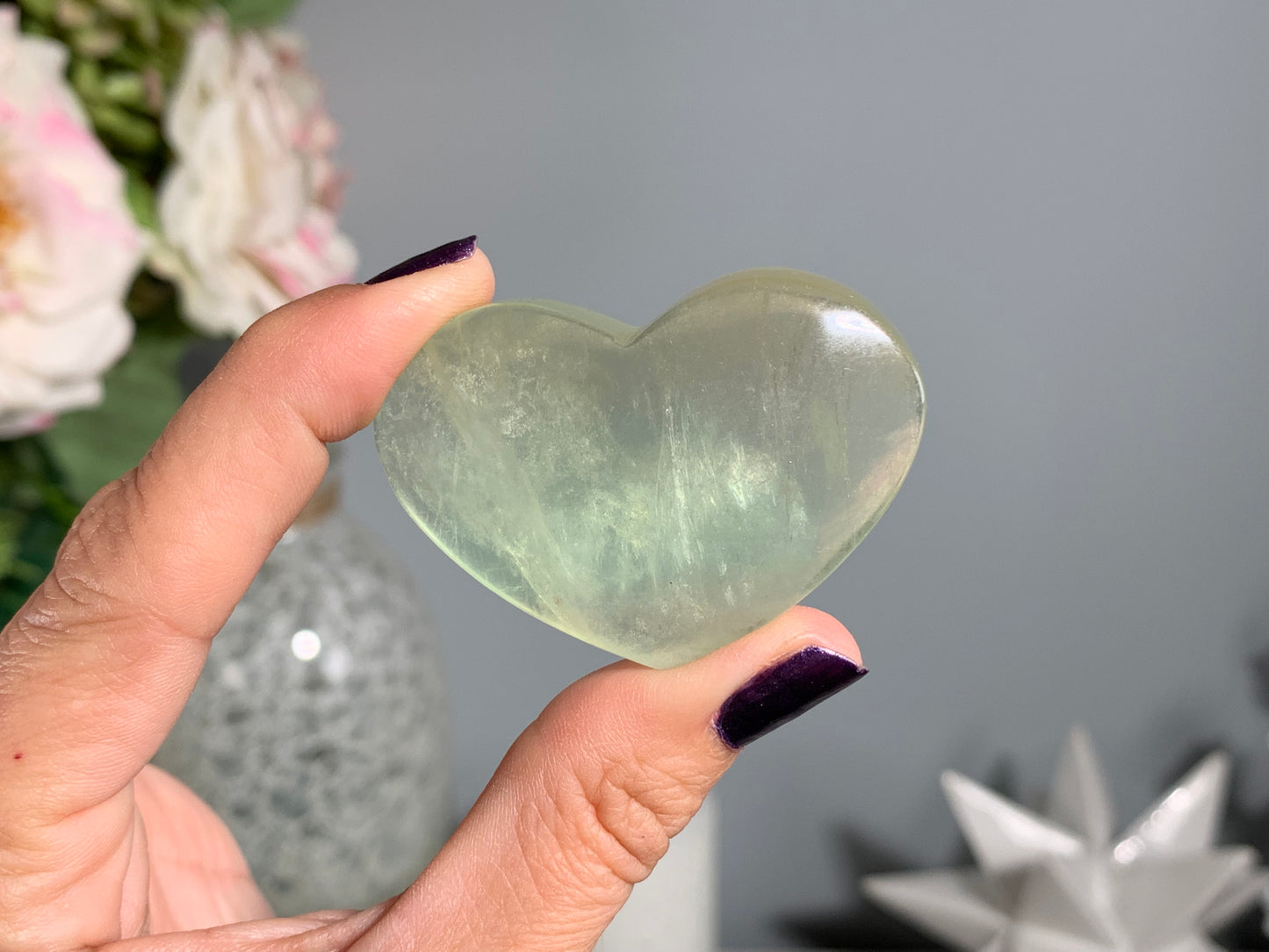 Medium Fluorite Heart