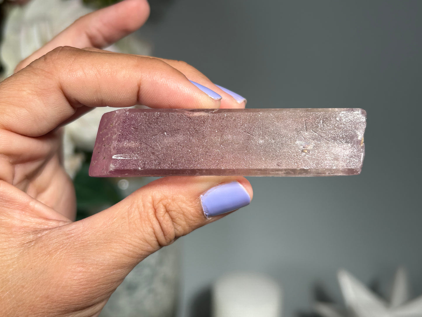 Natural Purple Kunzite Point (2.9", 75mm)