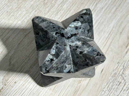 Larvikite Merkaba (3.2", 82mm)