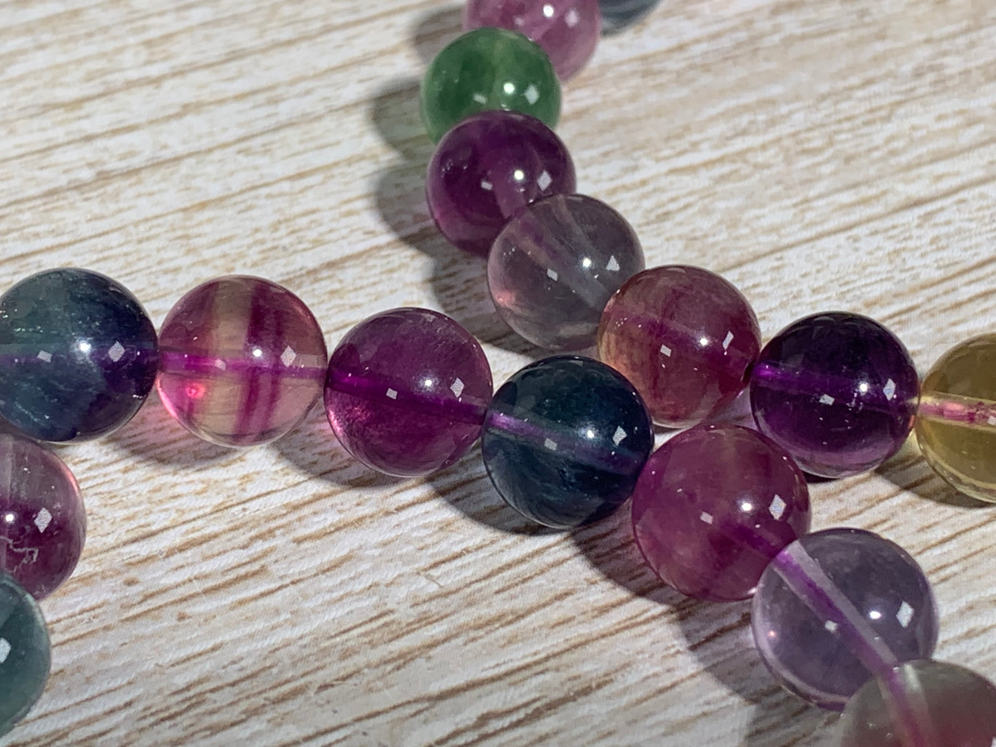 10mm Fluorite Bracelet