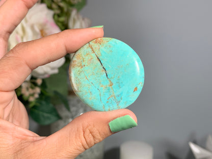 Flat Peruvian Turquoise