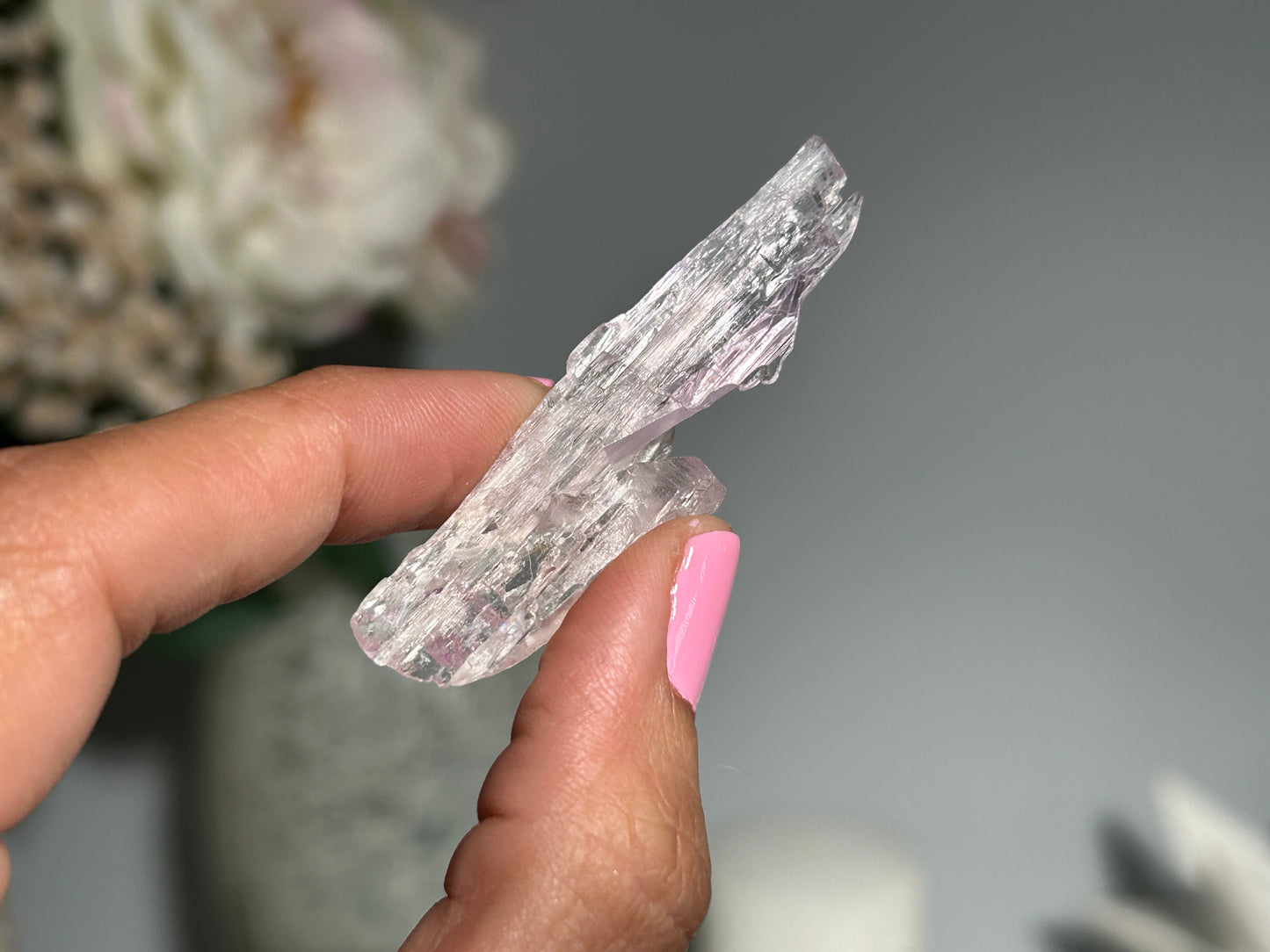 Natural Purple Kunzite Point (2.2", 55mm)