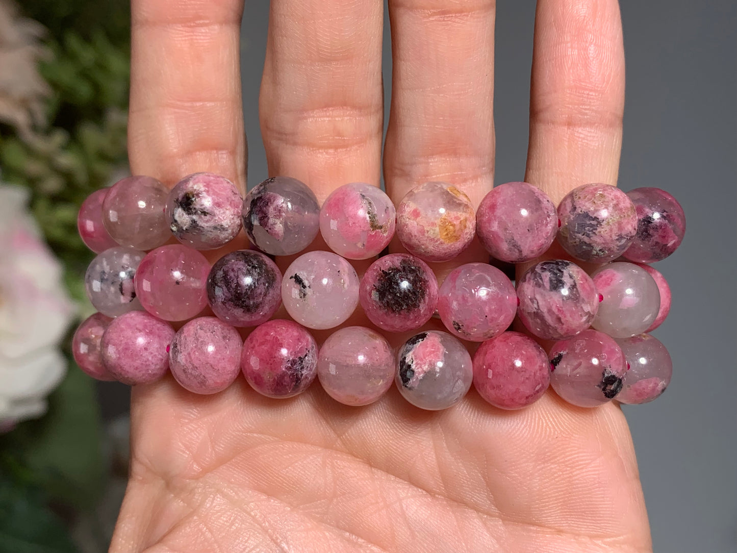 10mm Rhodonite Bracelet