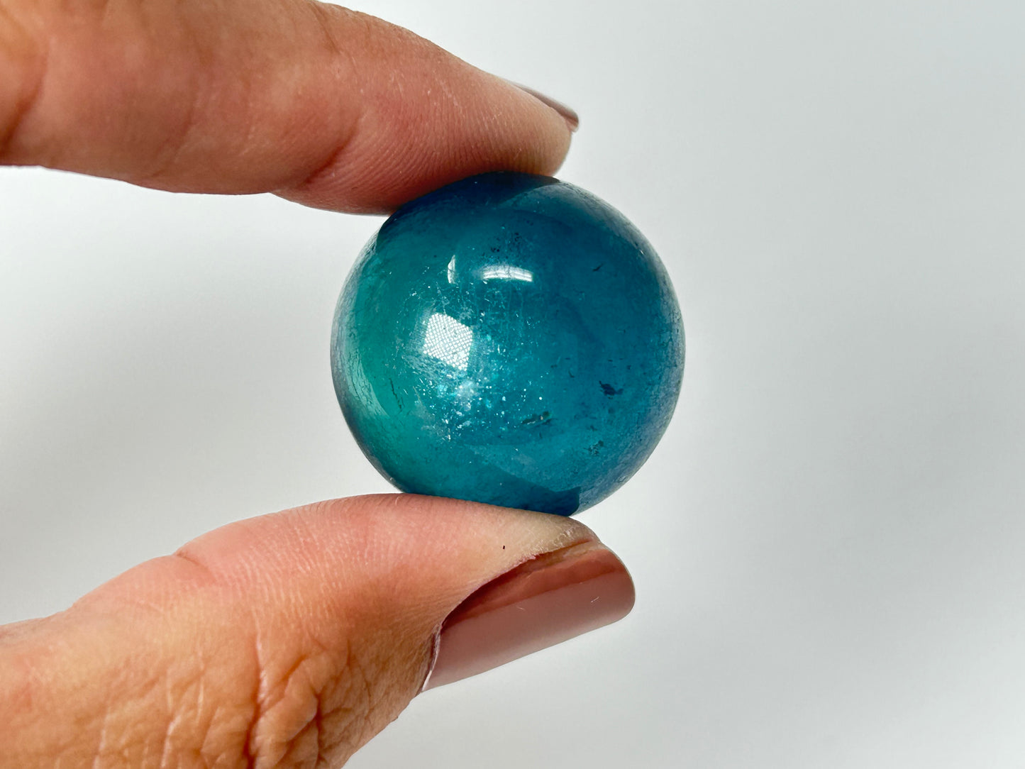 Aquamarine Sphere (0.9", 24mm)