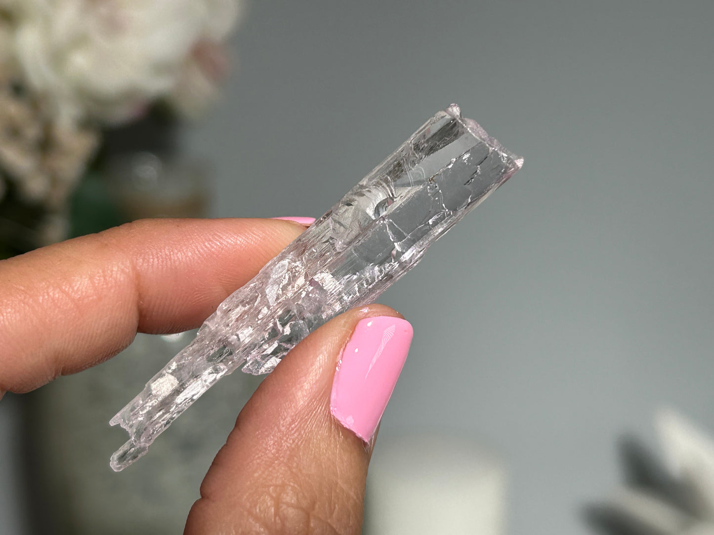 Natural Purple Kunzite Point (2.2", 57mm)