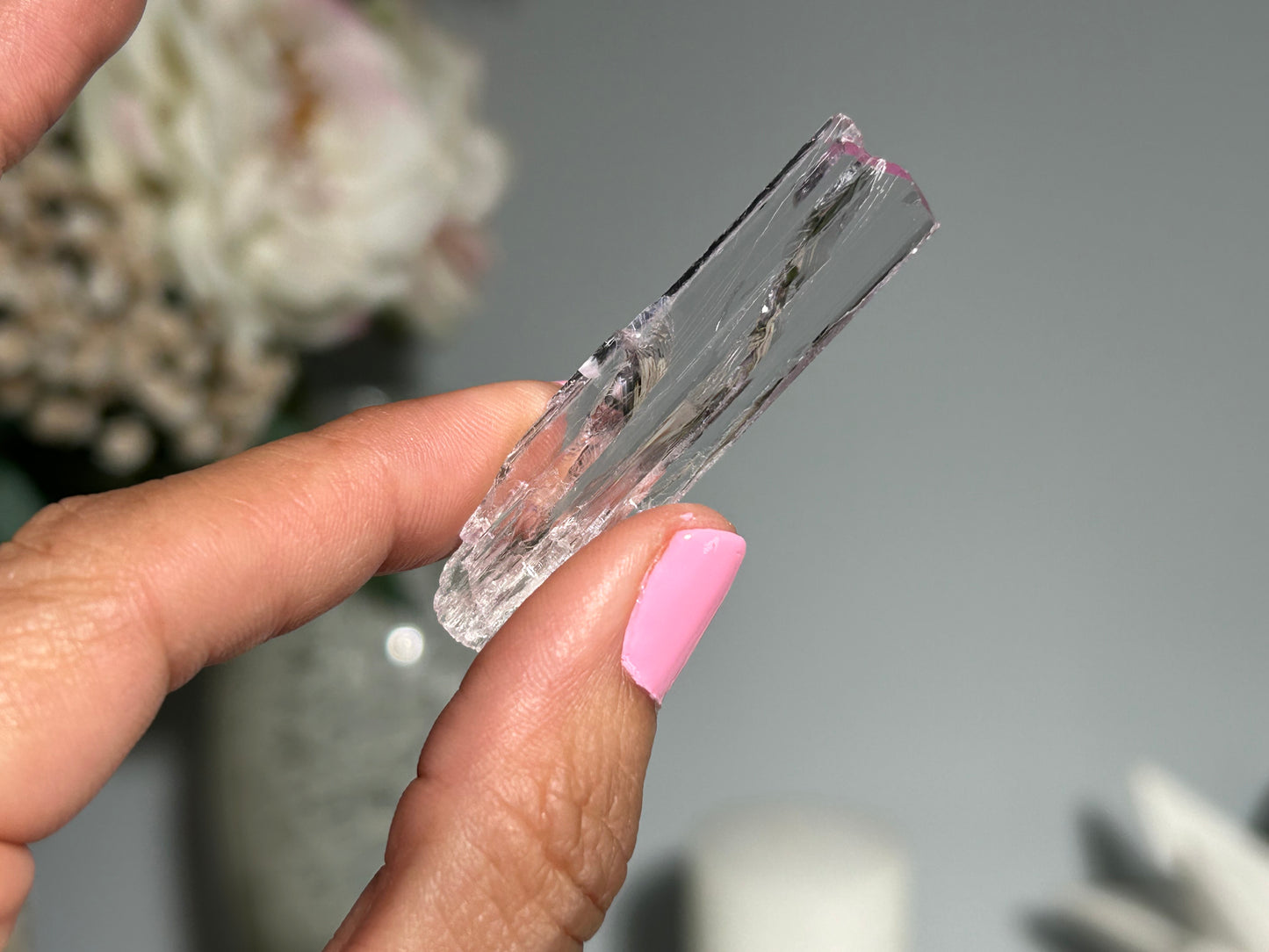 Natural Purple Kunzite Point (2", 52mm)