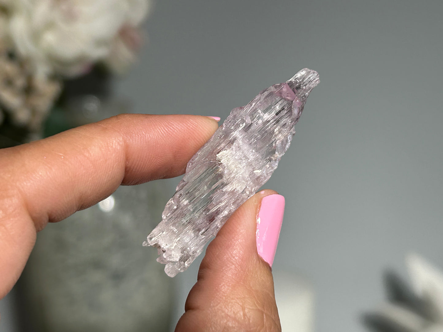 Natural Purple Kunzite Point (1.8", 46mm)