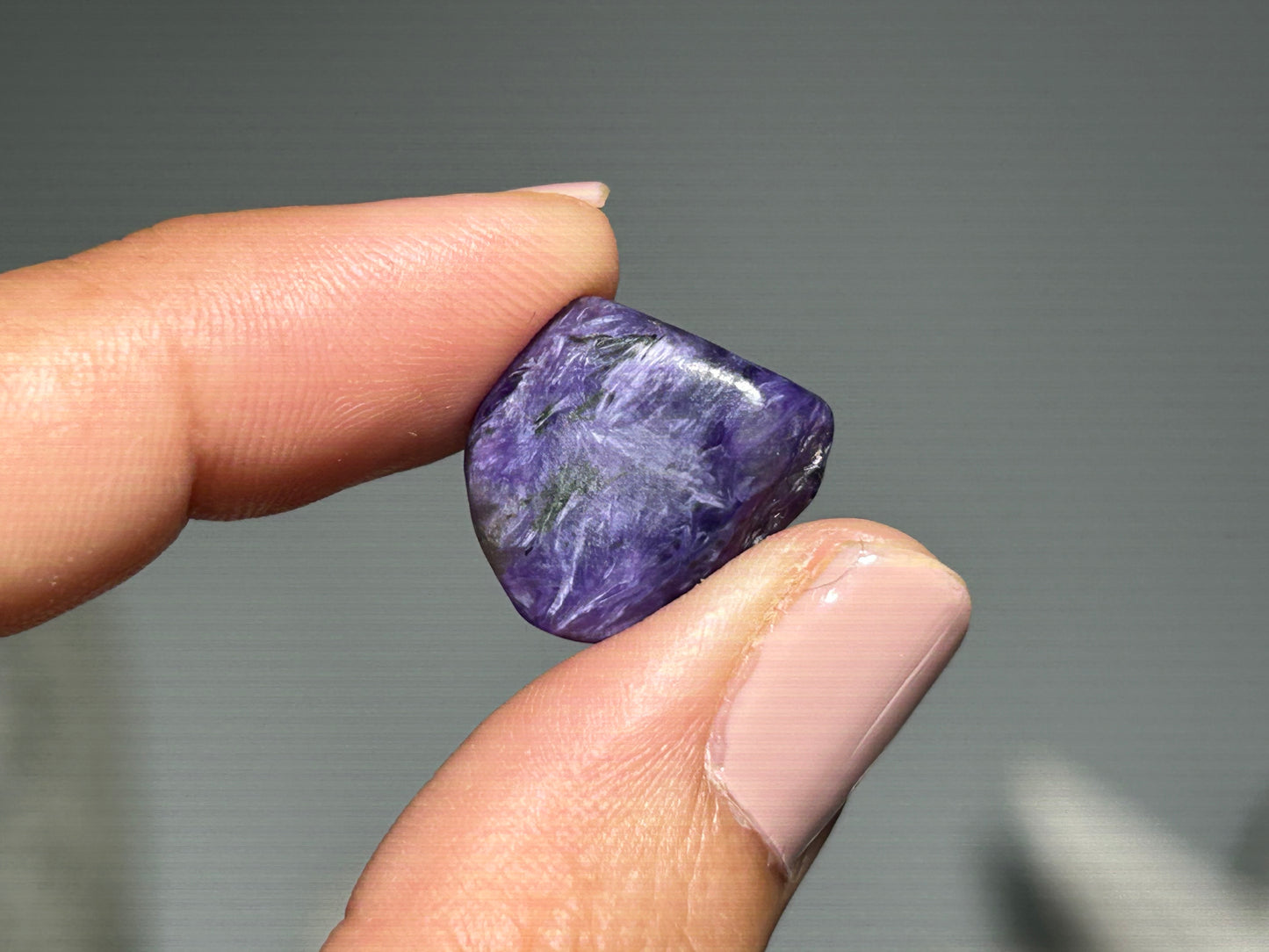 2pc Charoite Chips