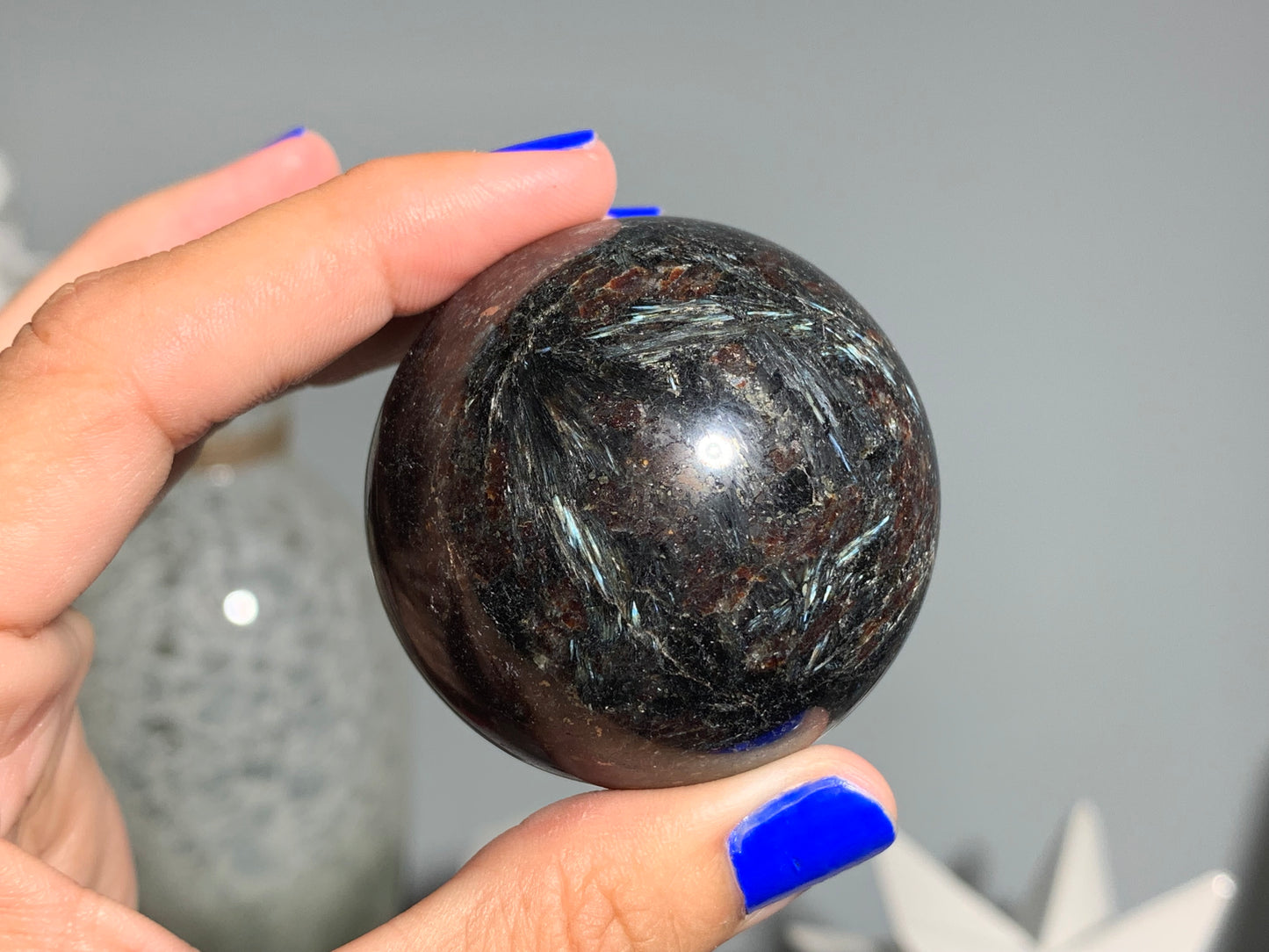 Grade A+ Anthophyllite Sphere (1.75" 45mm)