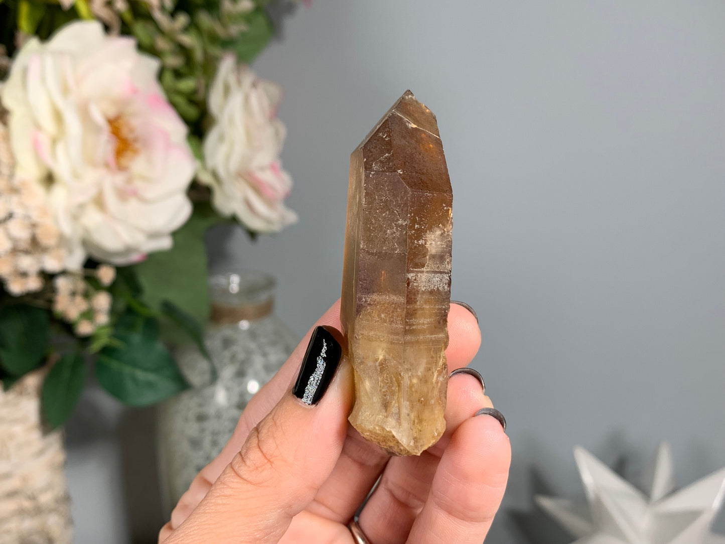 Congo Smoky Citrine Point (2.8", 71mm)