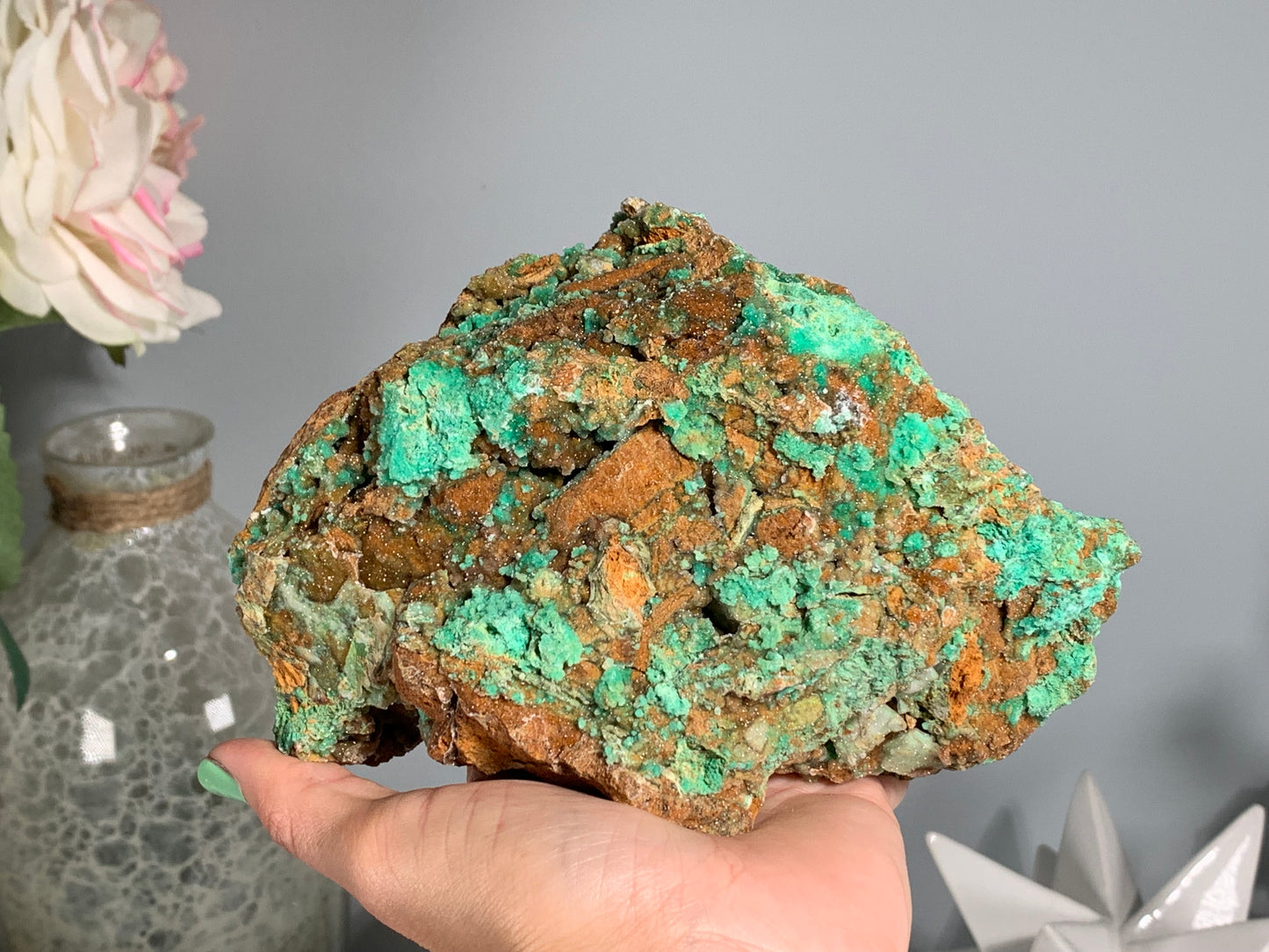 Druzy Chrysoprase (6.2", 157mm)