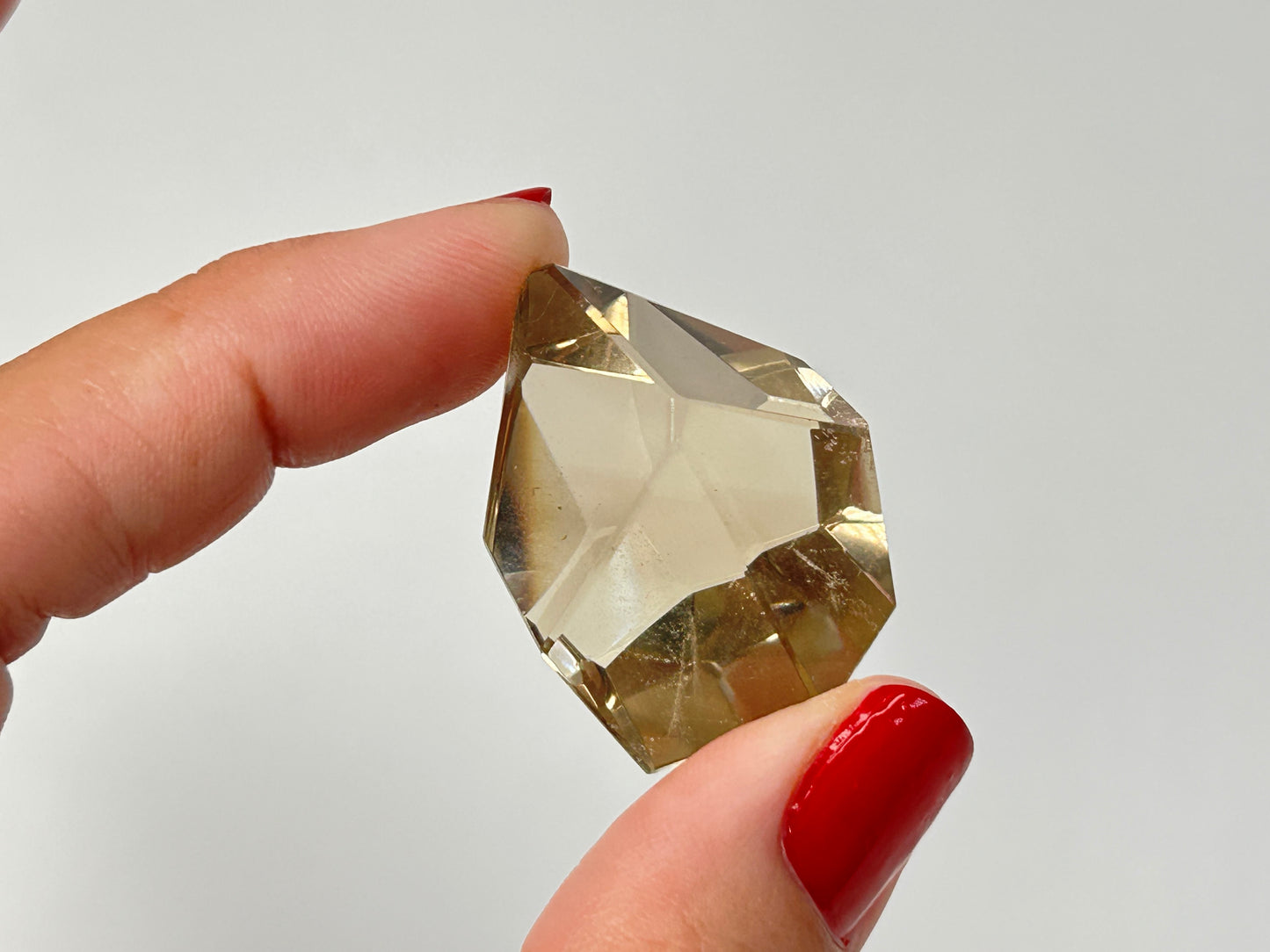 Citrine Faceted Freeform #17